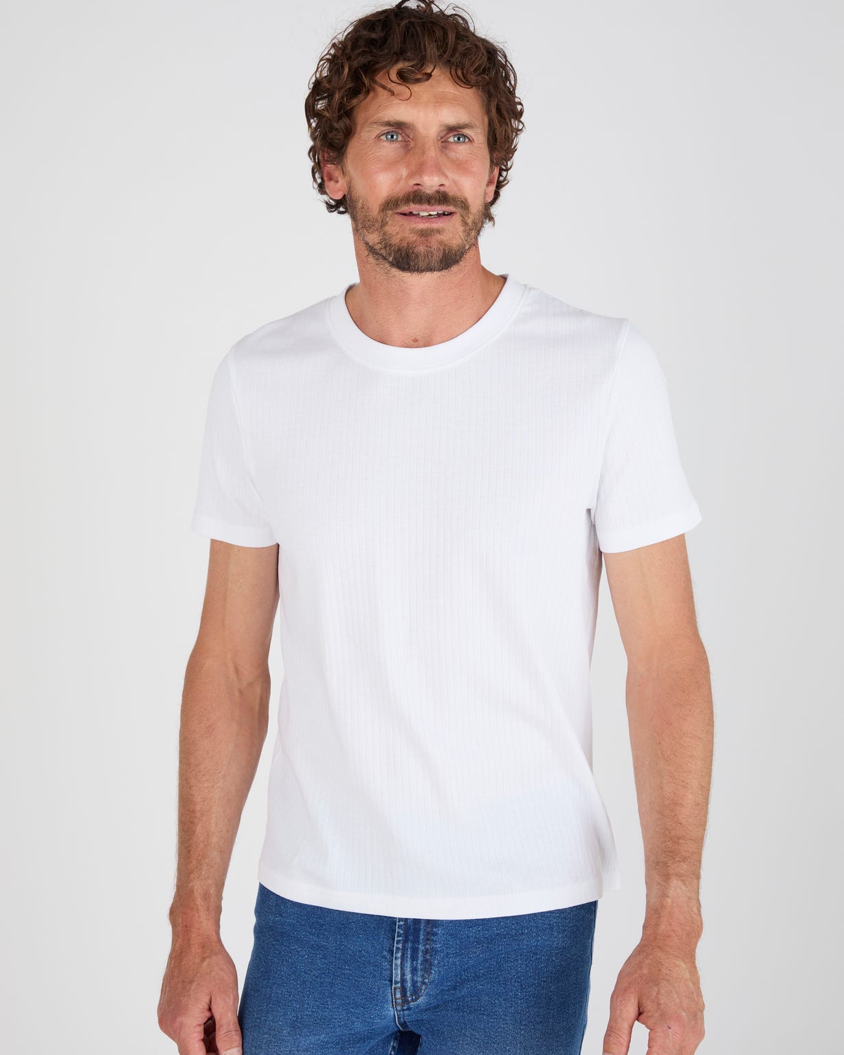 T-shirt Essential en maille côtelée