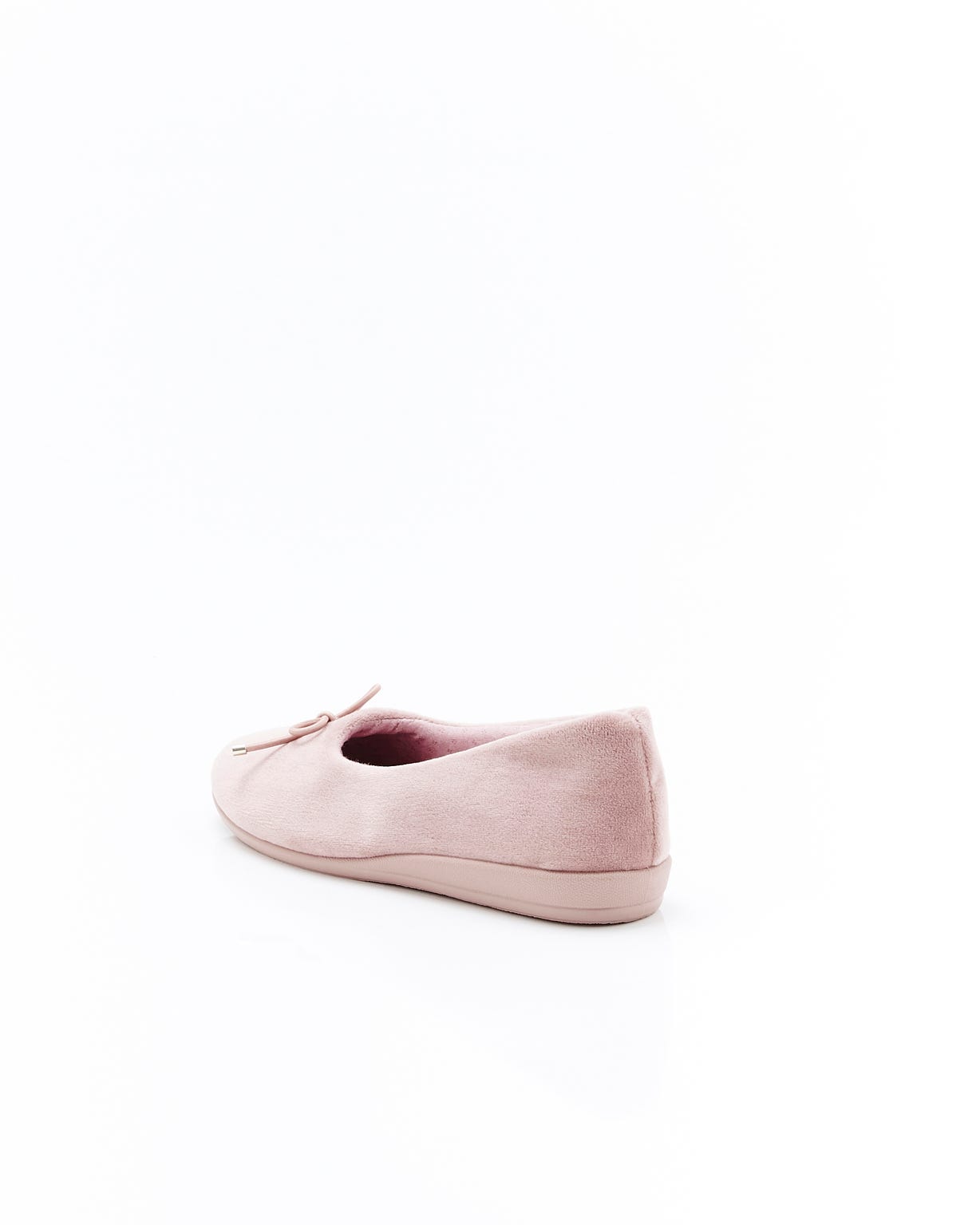 Ballerines compensées en velours