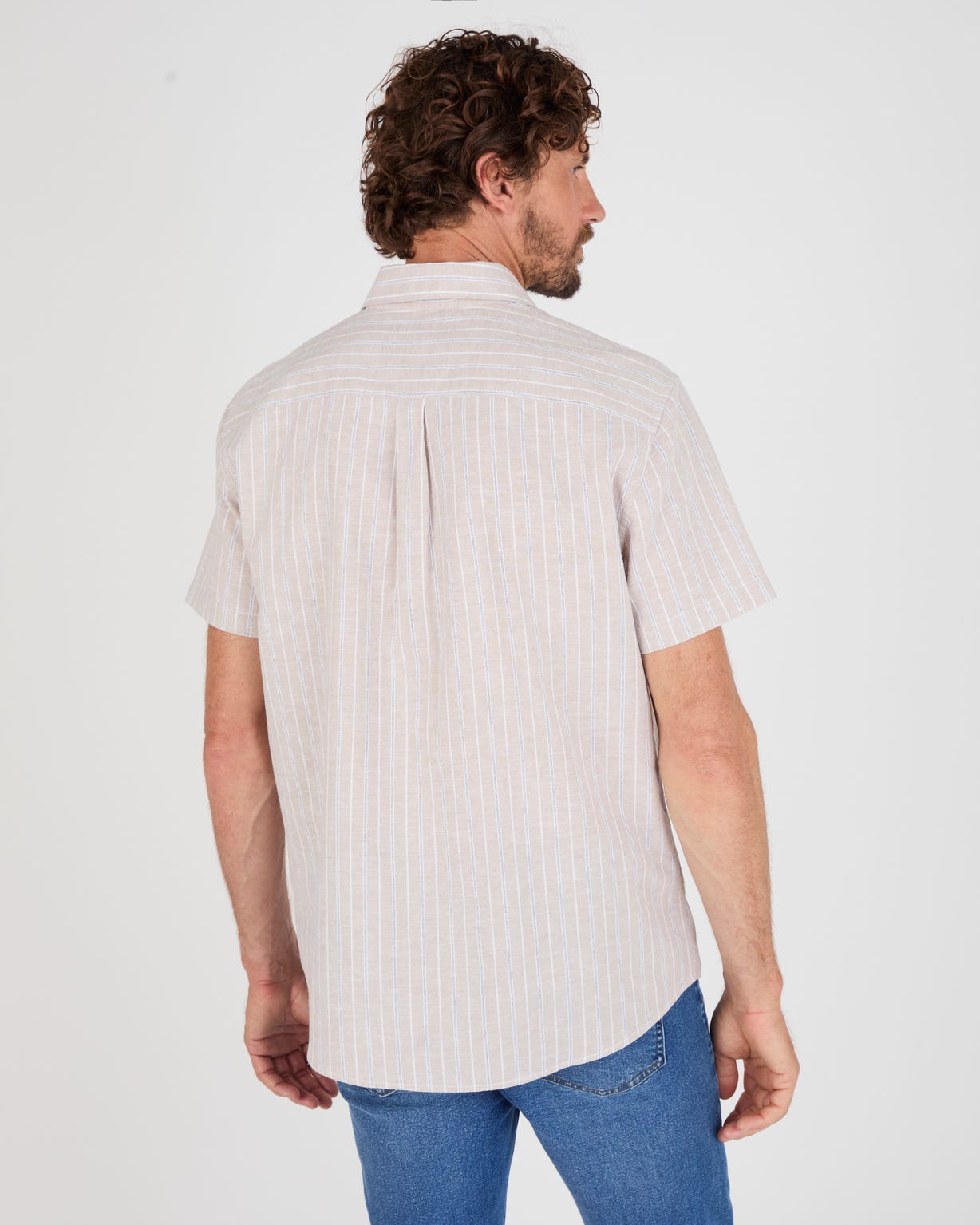 Chemisette mélange lin et coton