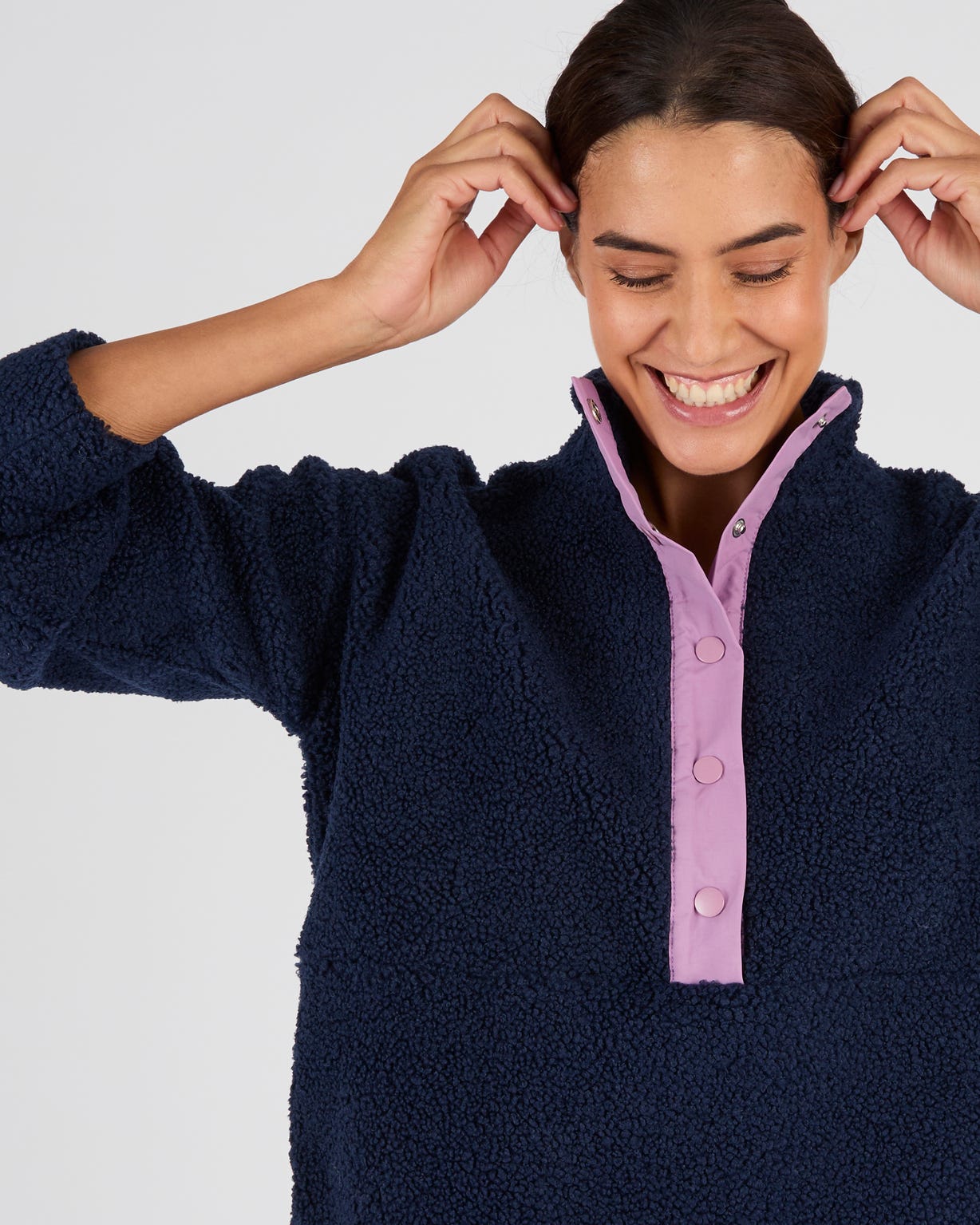 Sweat-shirt Thermolactyl maille moutonnée polaire