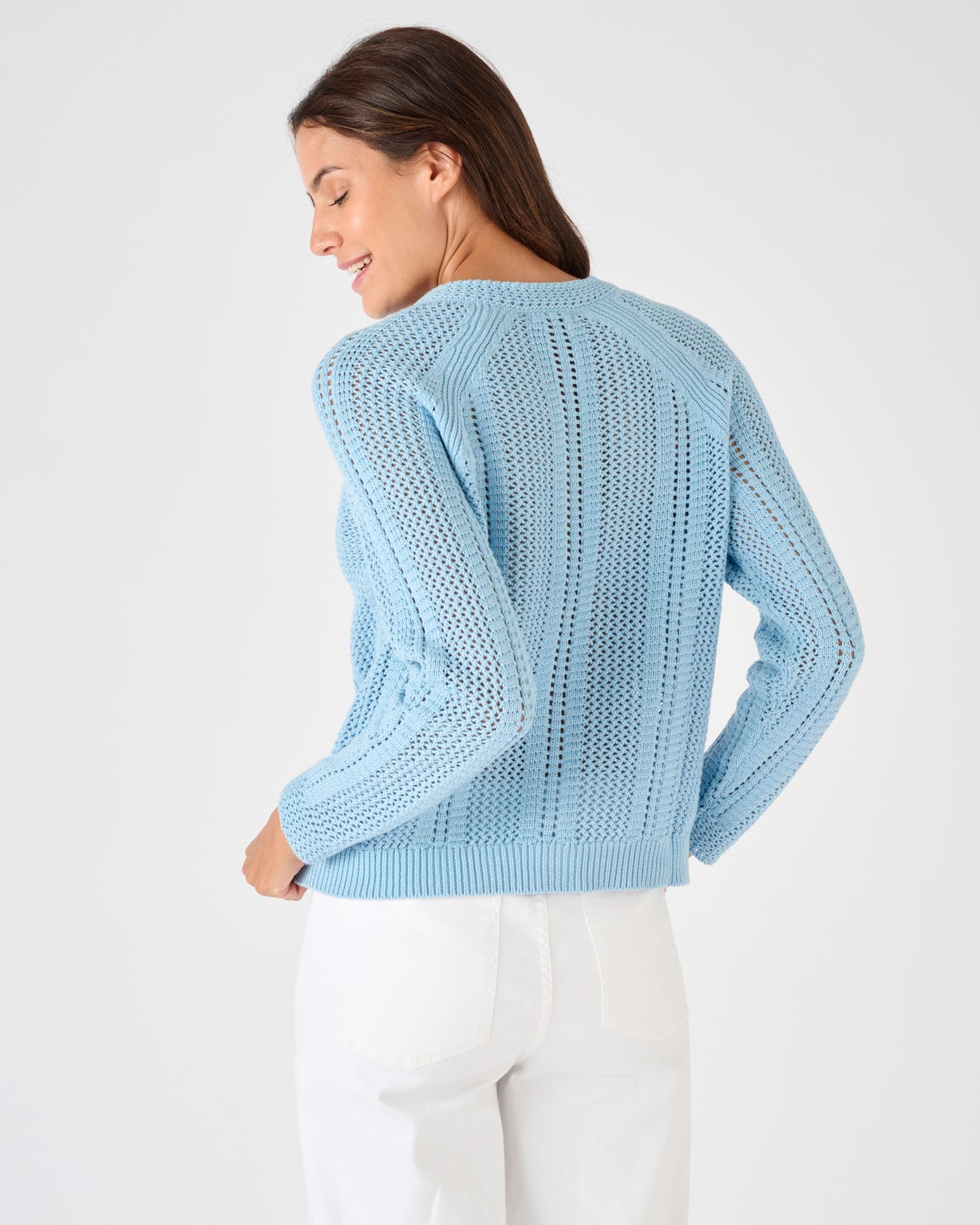 Cardigan maille ajourée