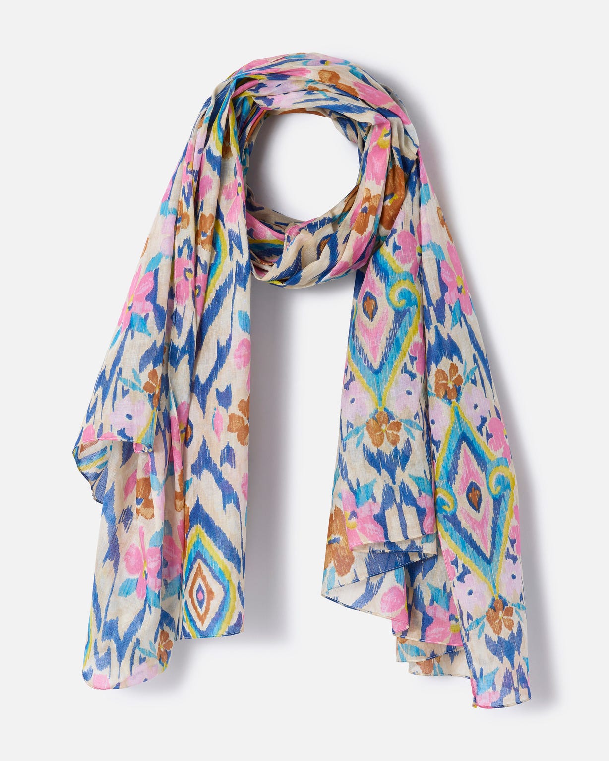 Foulard effet froissé imprimé