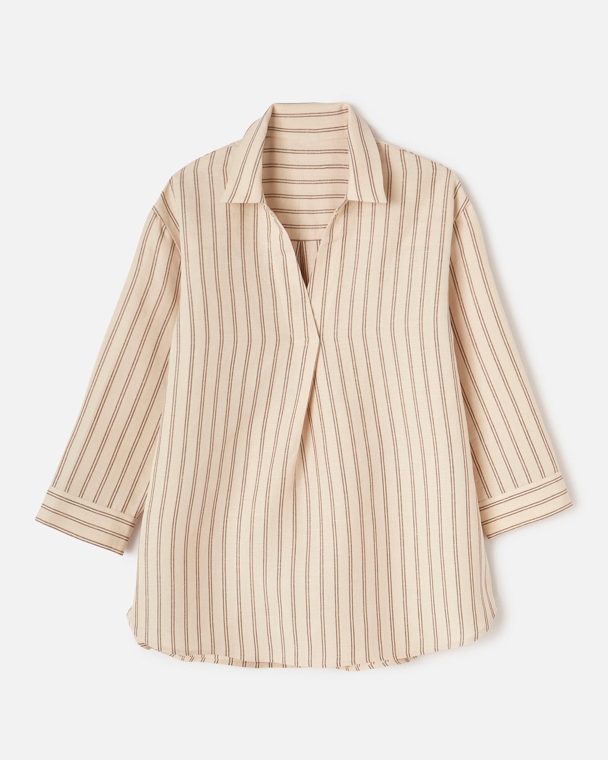 Chemisier mélange lin et viscose