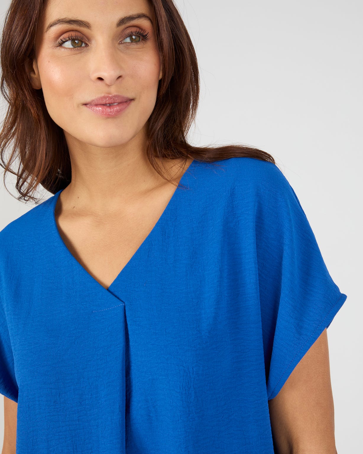 Blouse satinée effet reliefé