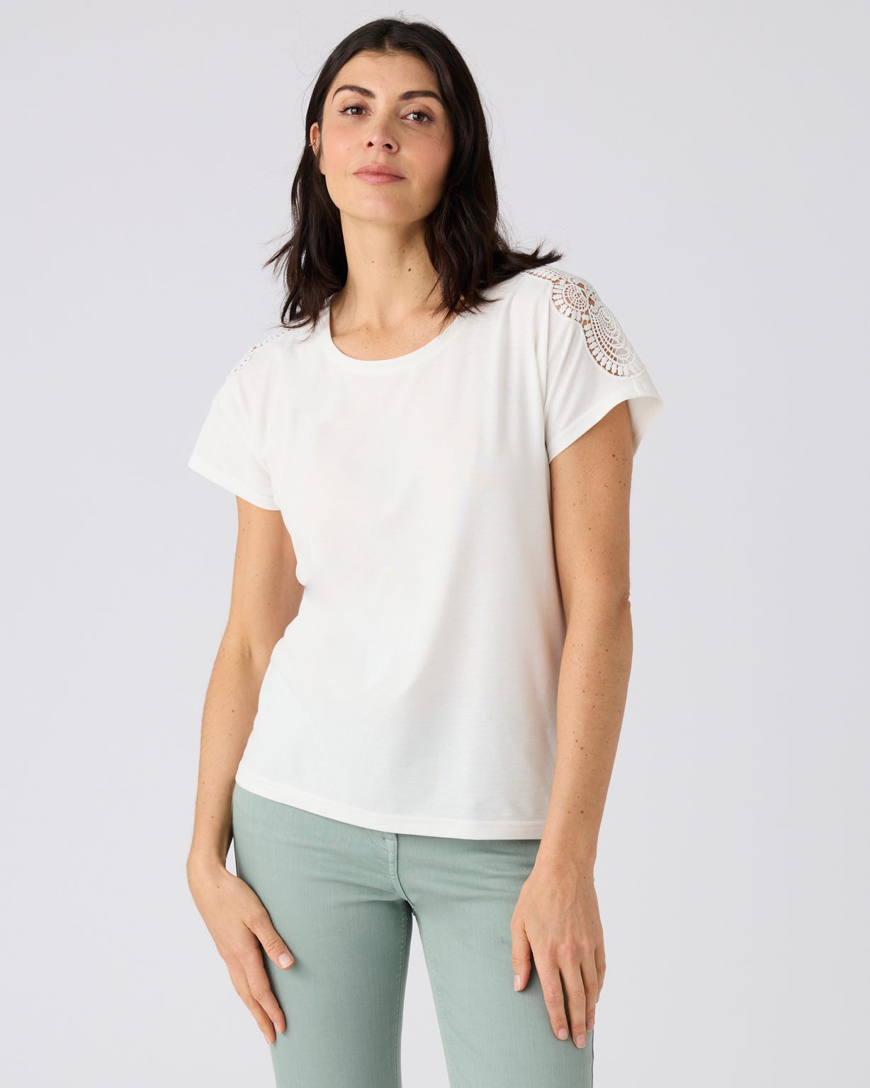 T-shirt Climatyl détail dentelle