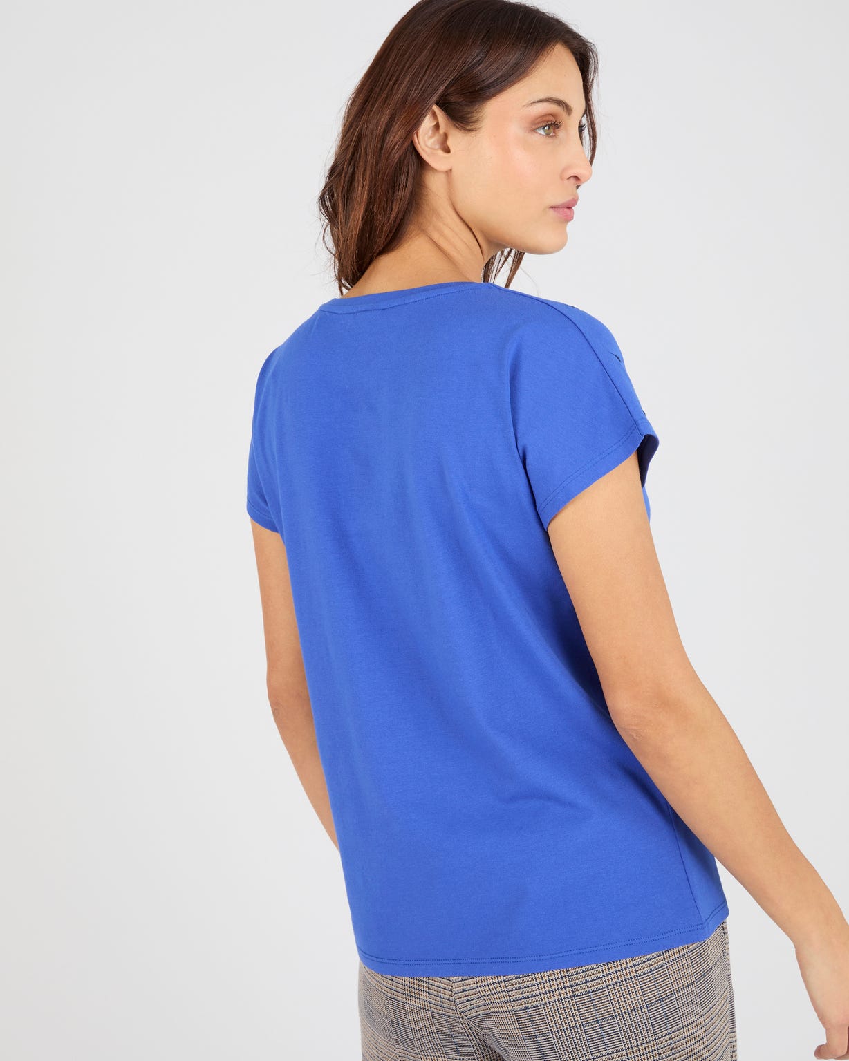 T-shirt maille jersey brodée