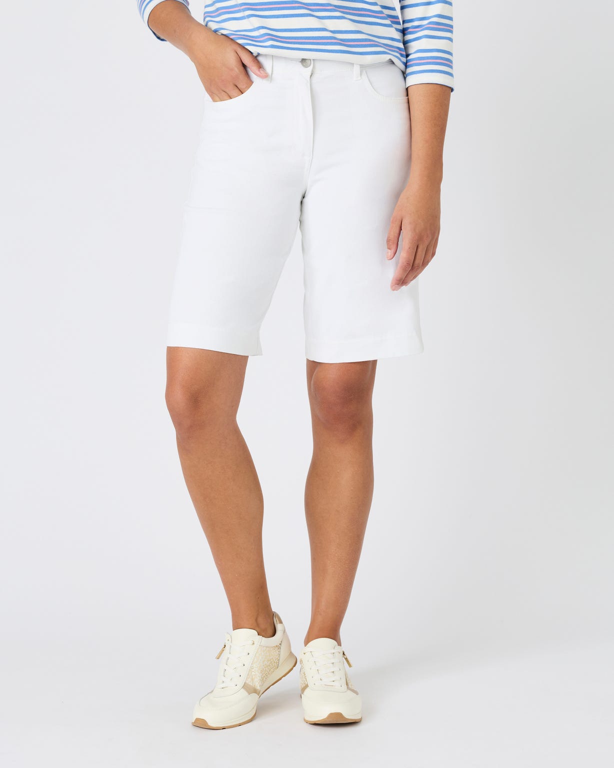Bermuda coton stretch