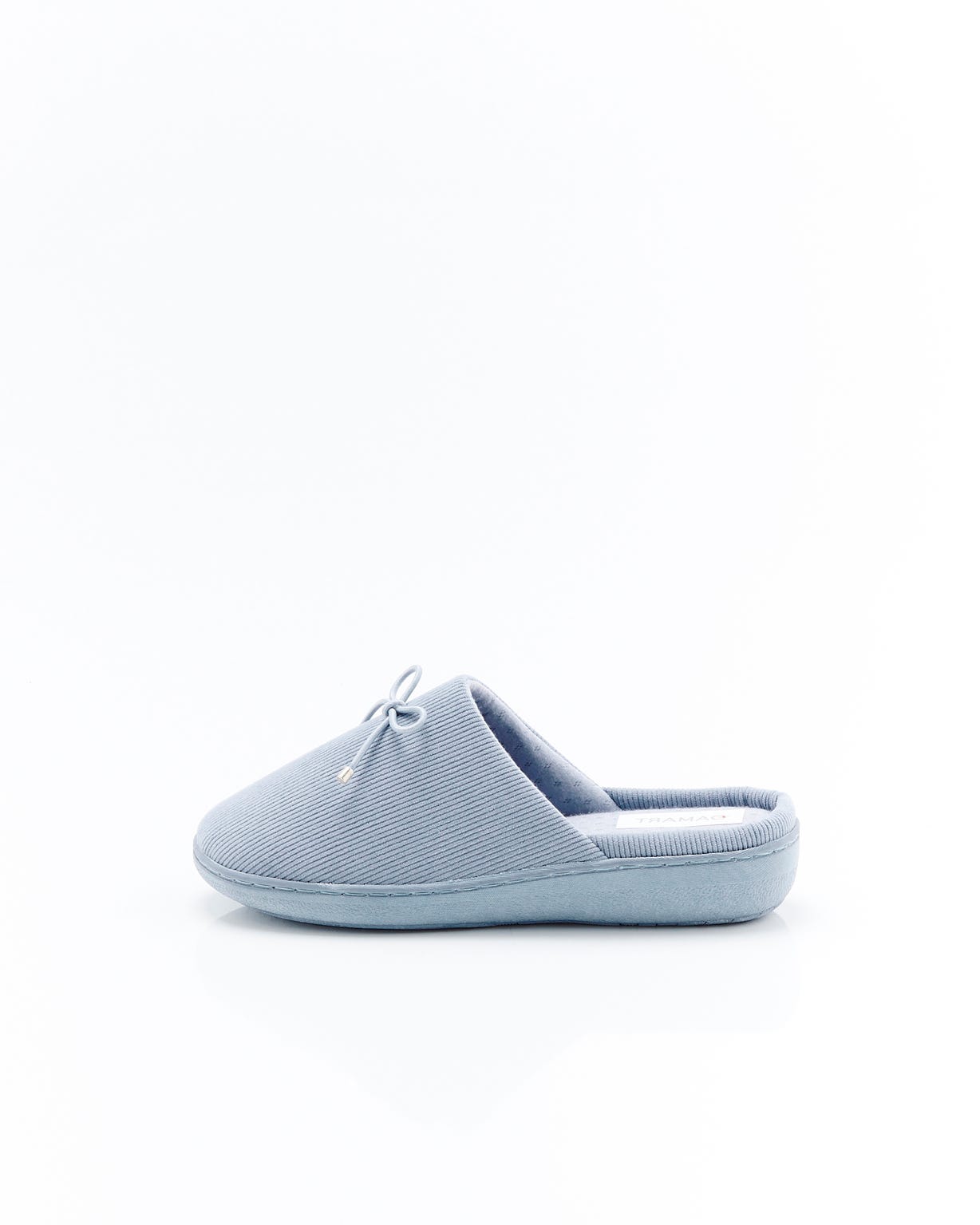 Mules emboîtantes en velours côtelé