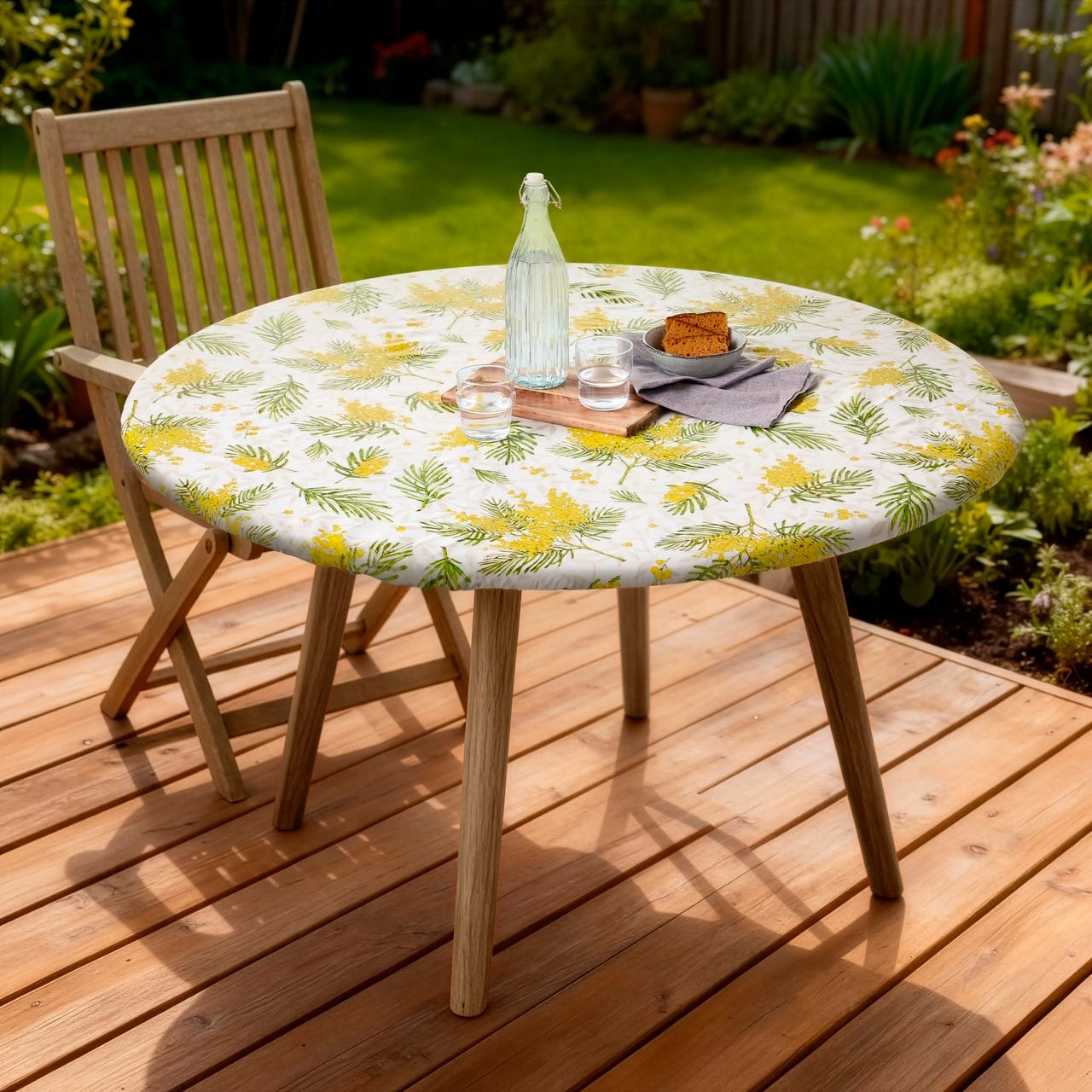 Nappe en toile cirée élastiquée