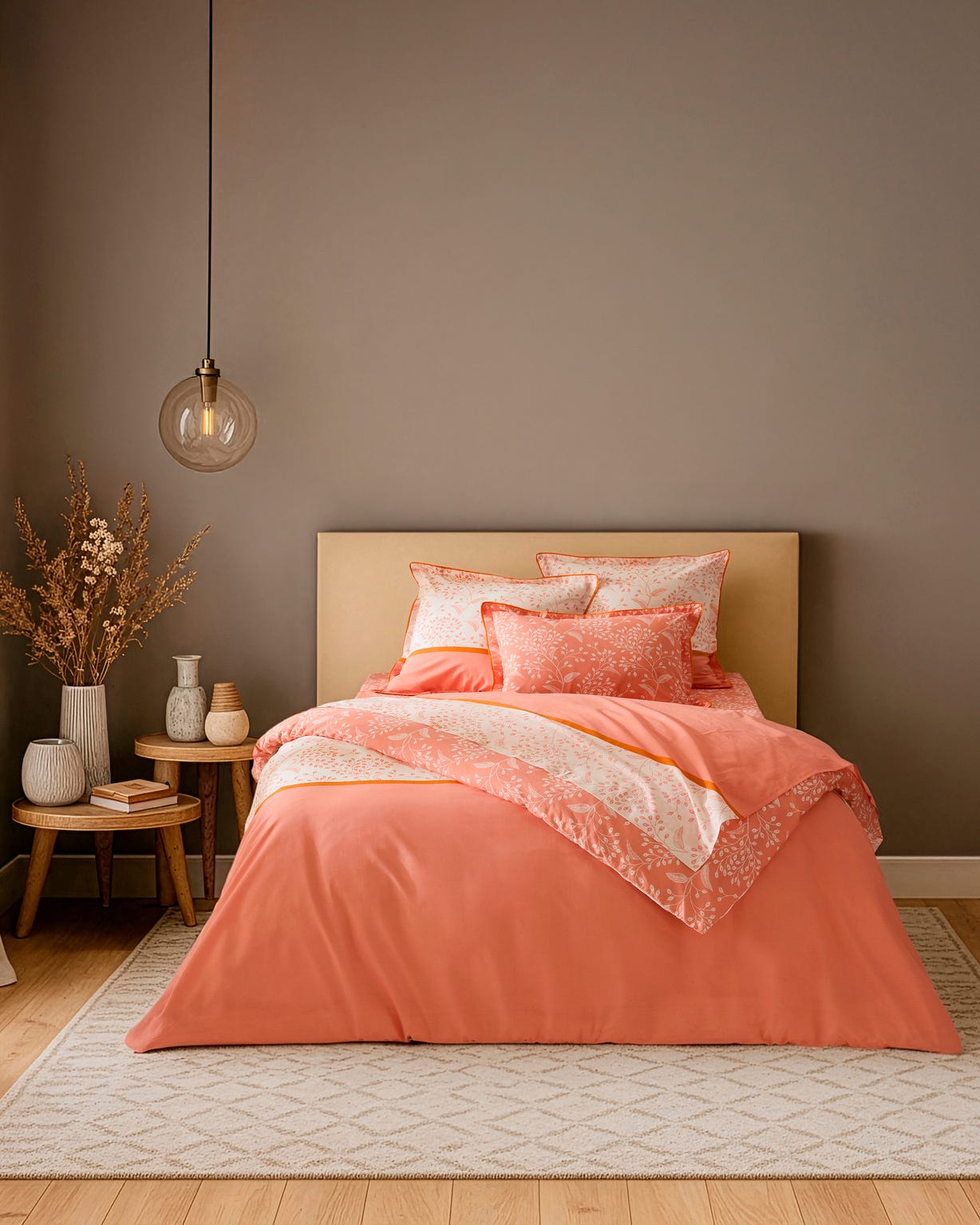 Housse de couette réversible Lucie pur coton