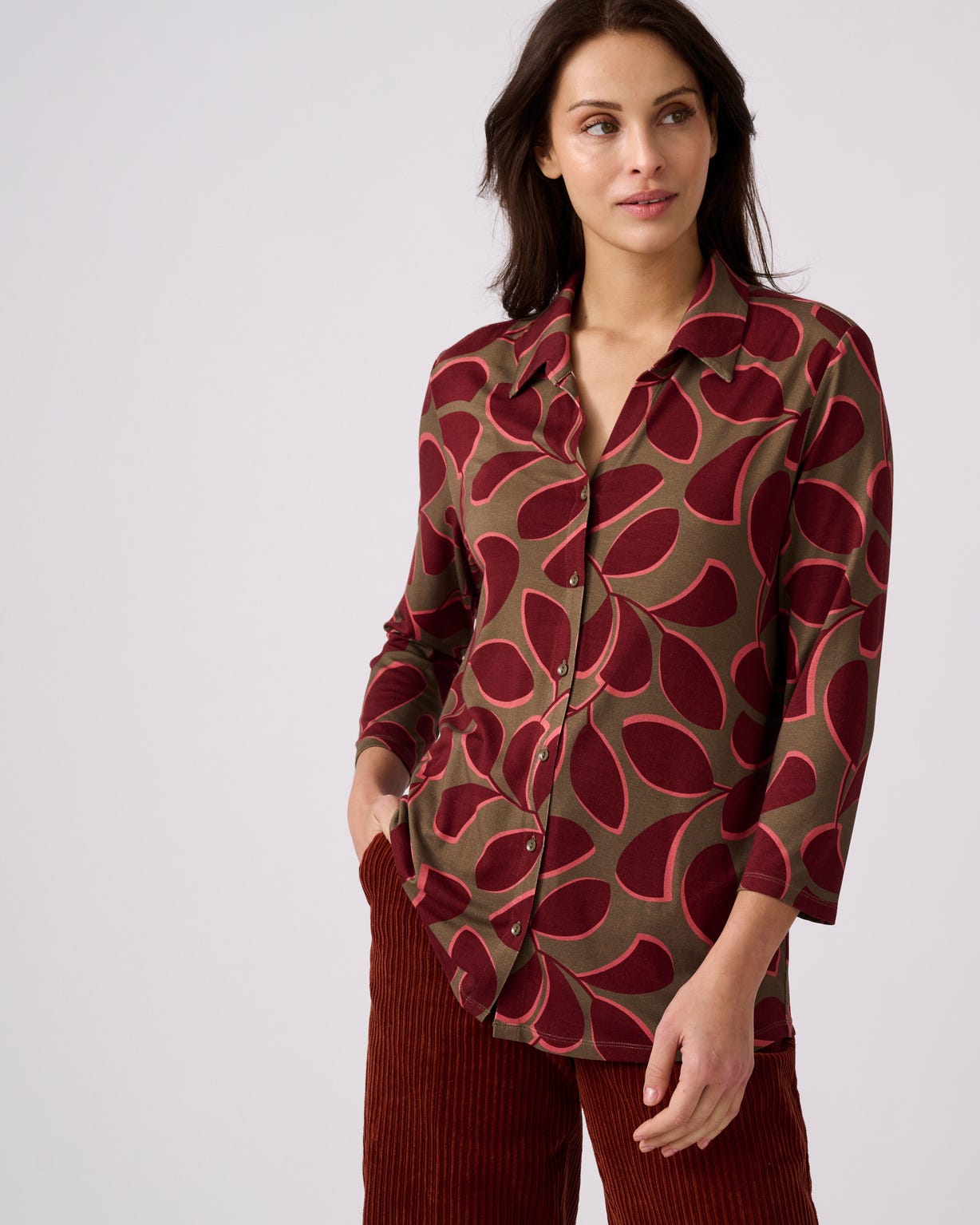 Chemisier maille stretch