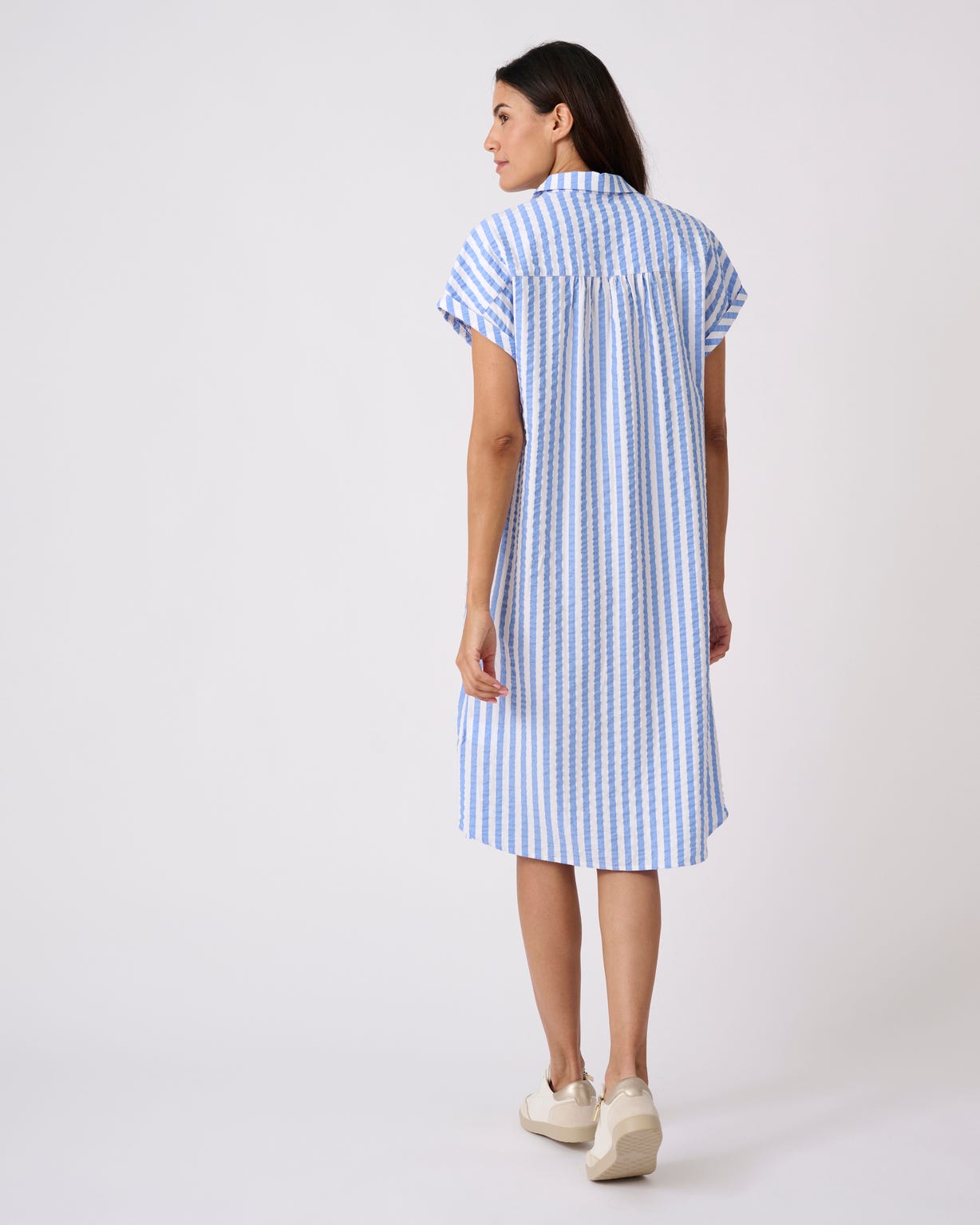 Robe-chemise tissu gaufré Climatyl