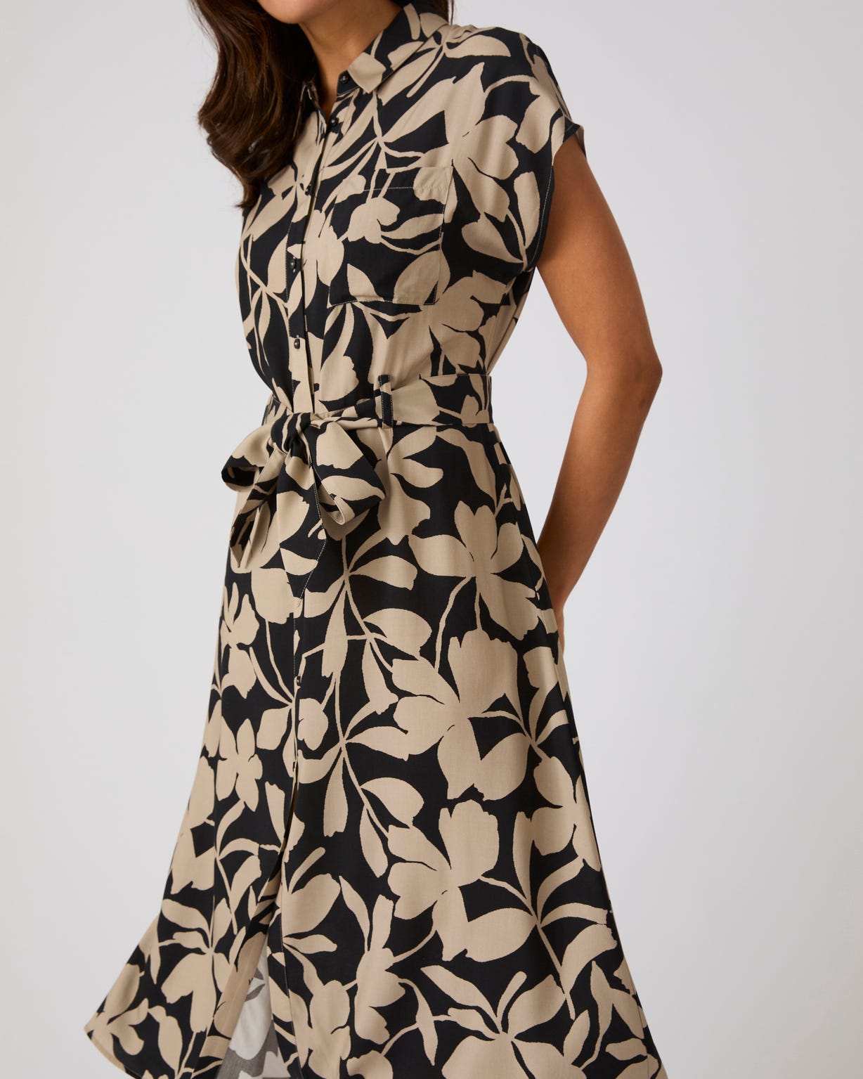 Robe-chemise pure viscose