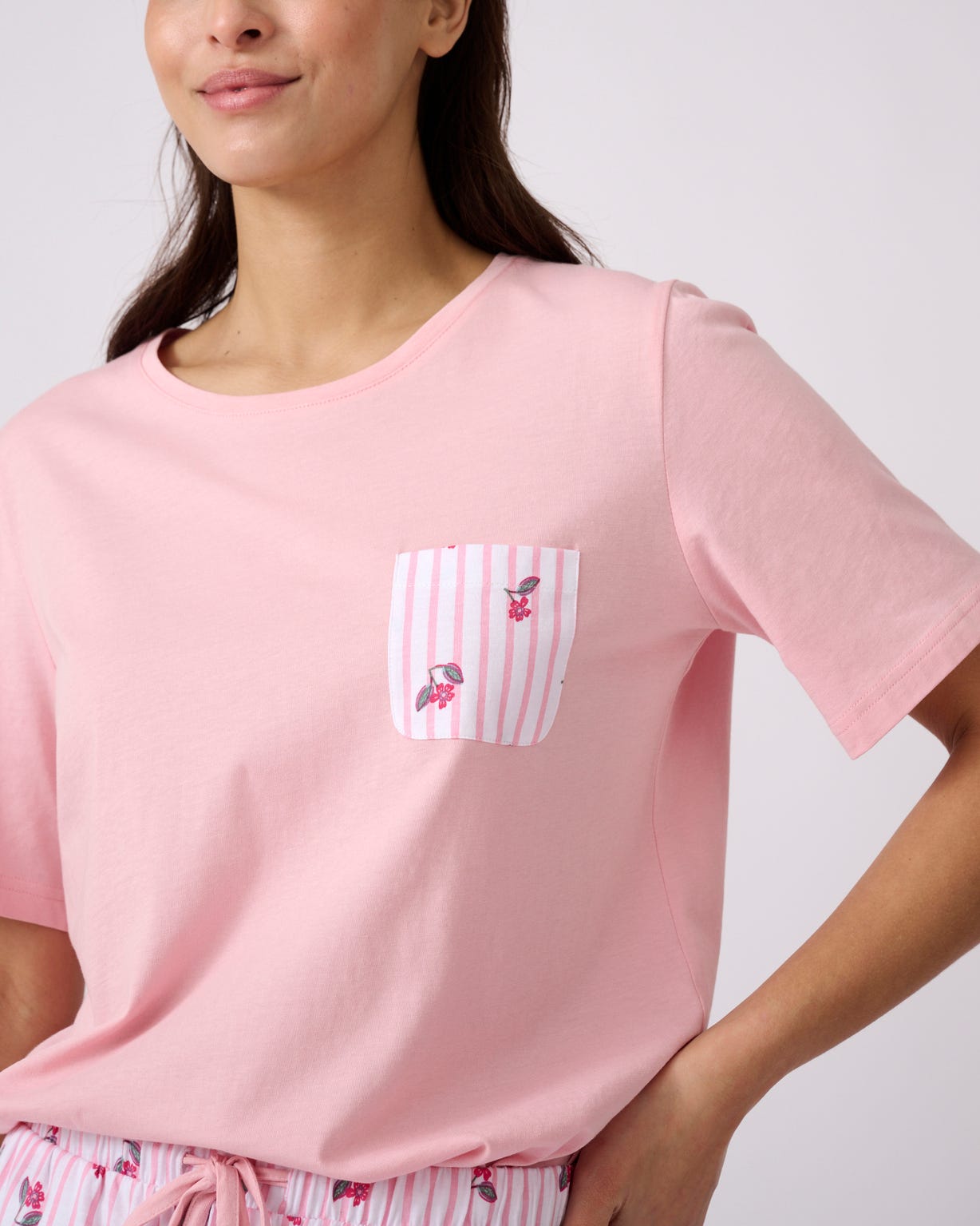Pyjama en pur coton peigné