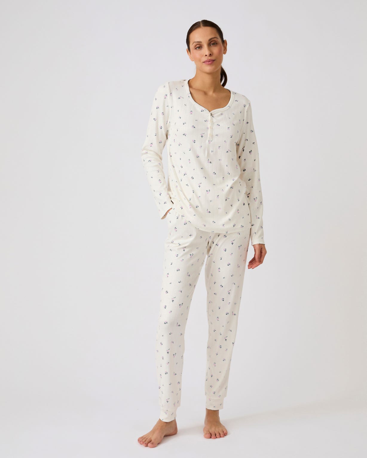 Pyjama Thermolactyl en maille pointelle