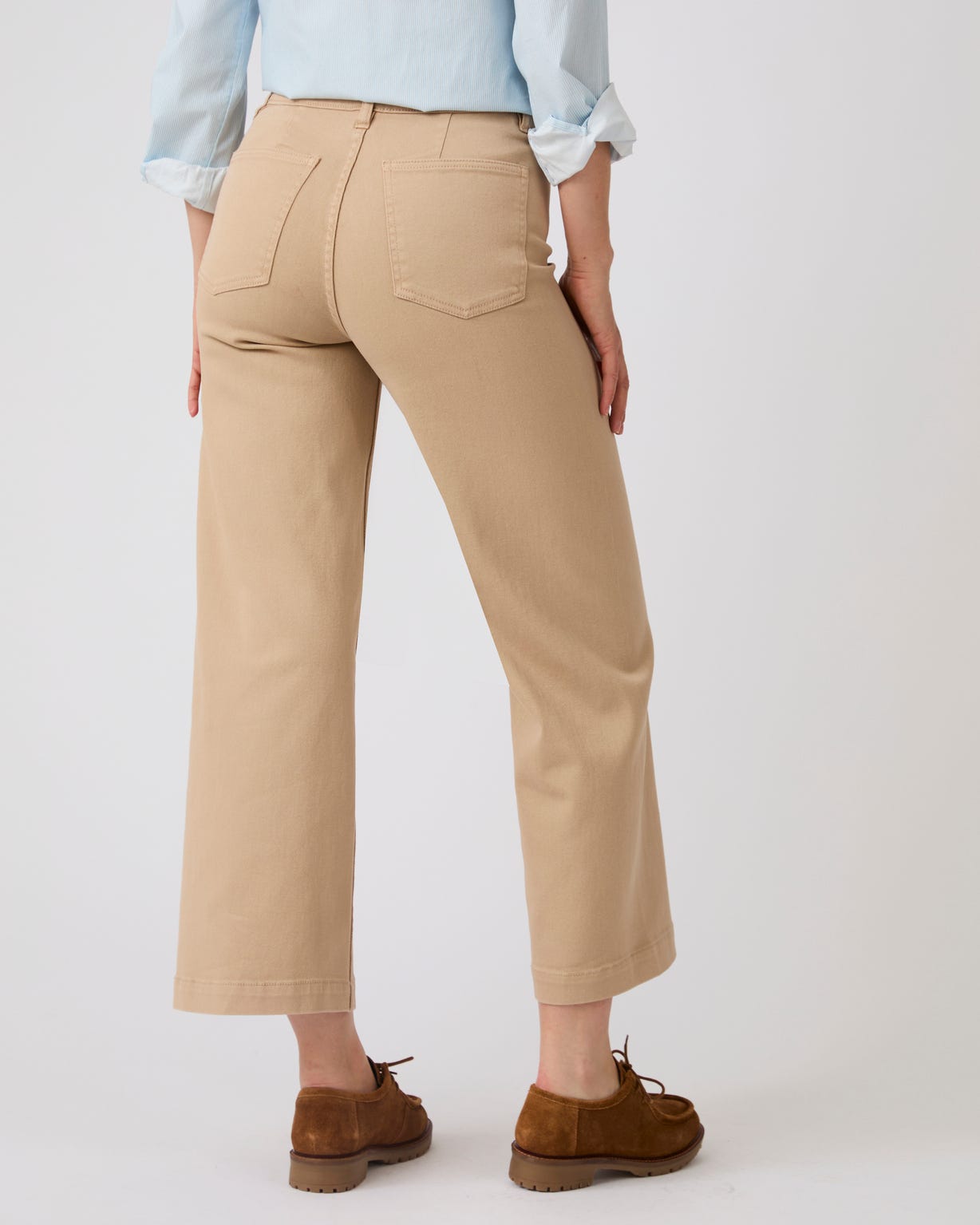 Jean large 7/8ème coloré