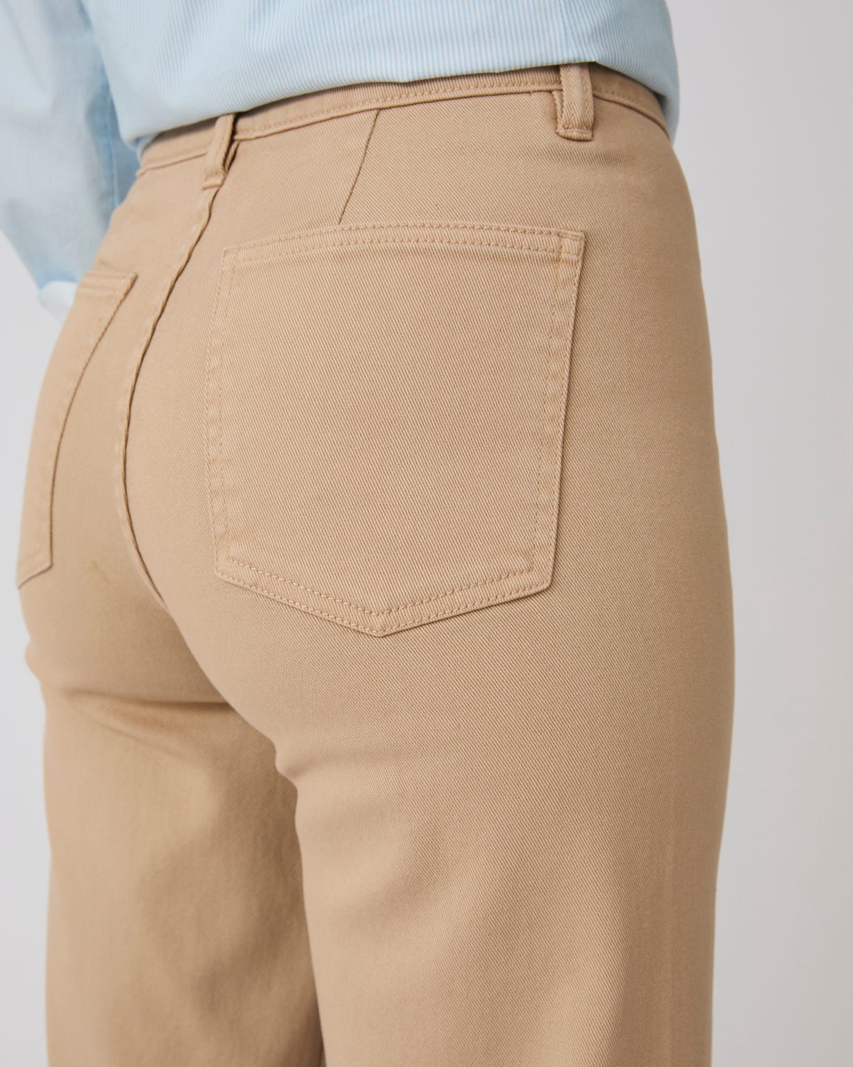 Jean large 7/8ème coloré