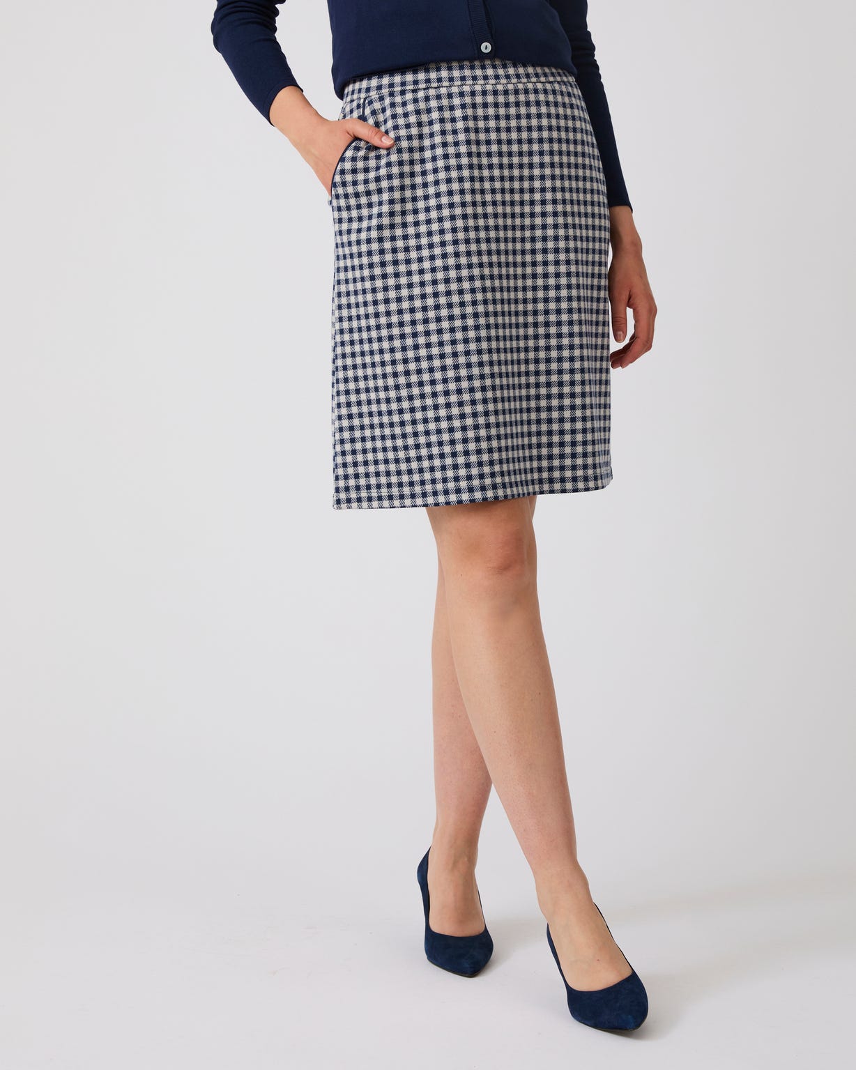 Jupe maille milano jacquard