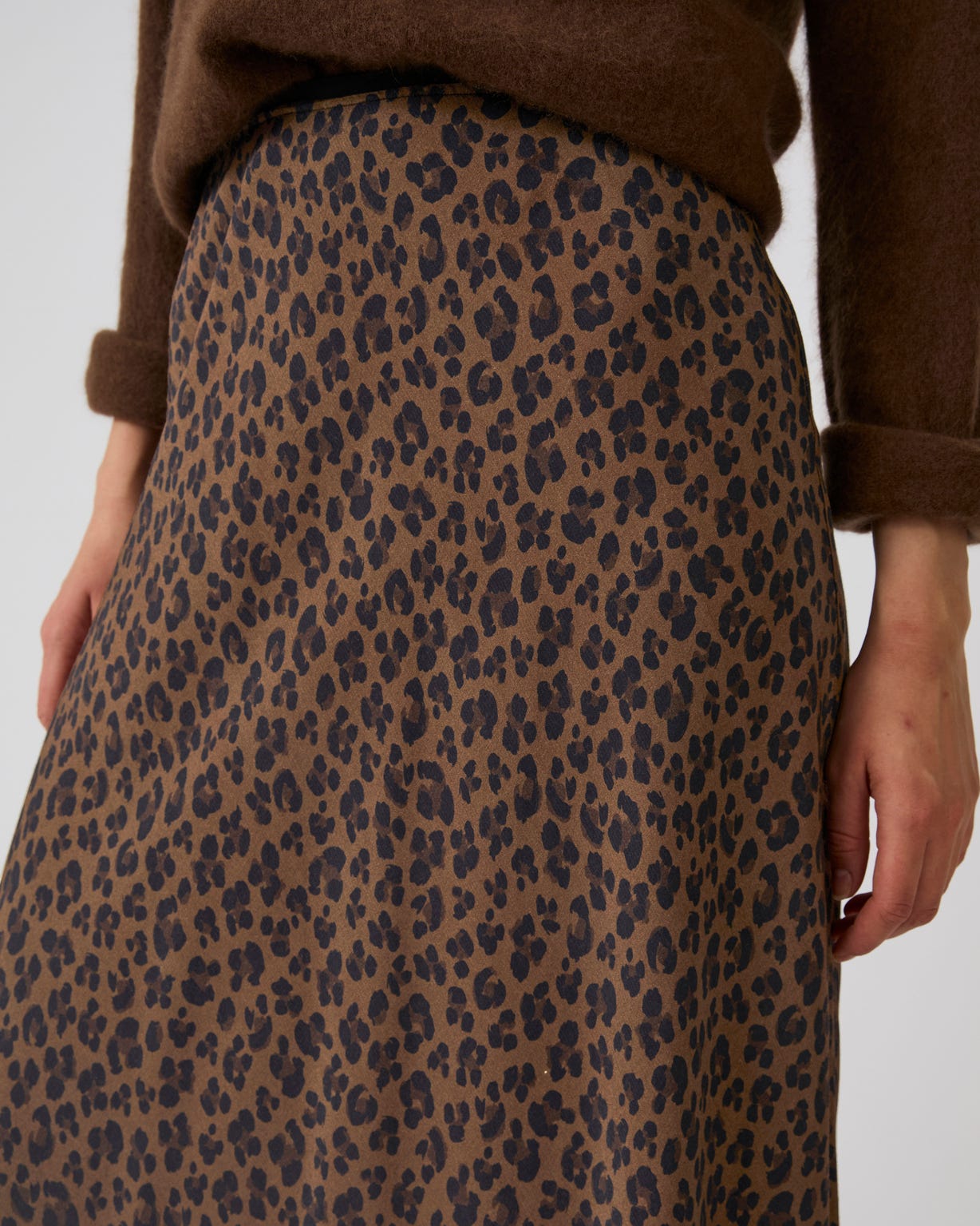 Jupe fluide imprimé animalier