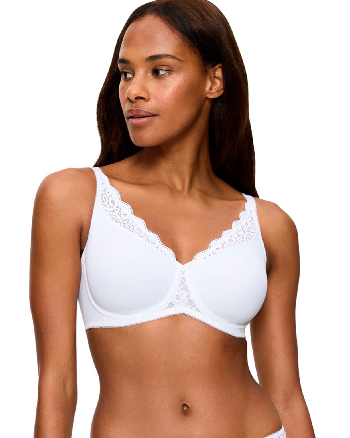 Soutien-gorge à armatures maille et dentelle Amourette de Triumph