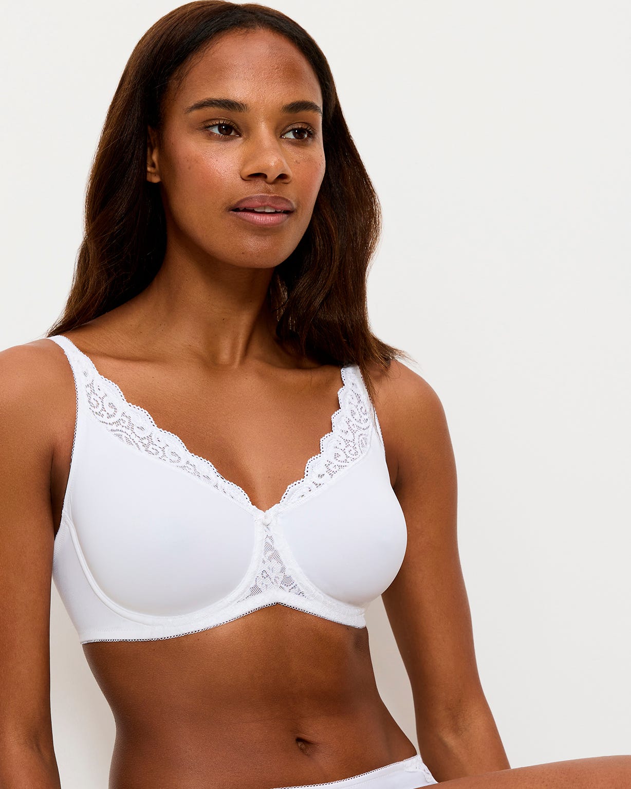 Soutien-gorge à armatures maille et dentelle Amourette de Triumph