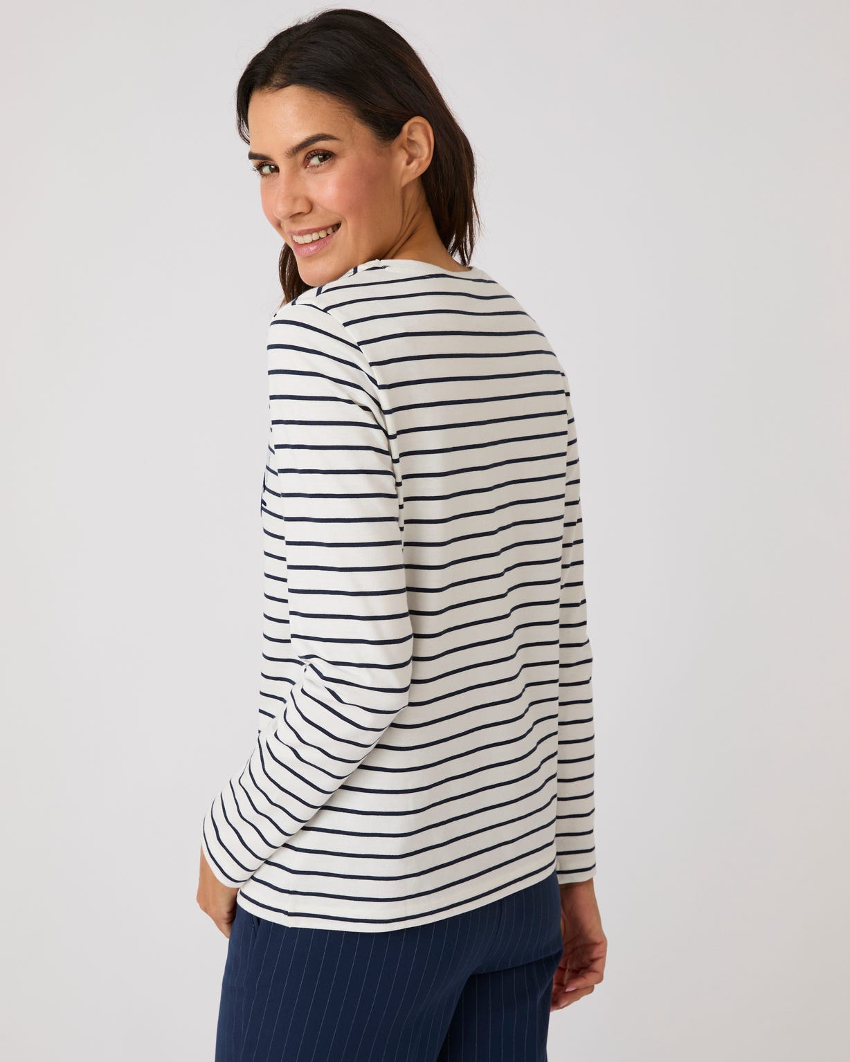 T-shirt marinière imprimé