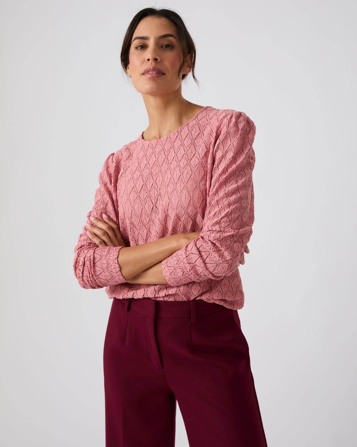 T-shirt en maille texturée