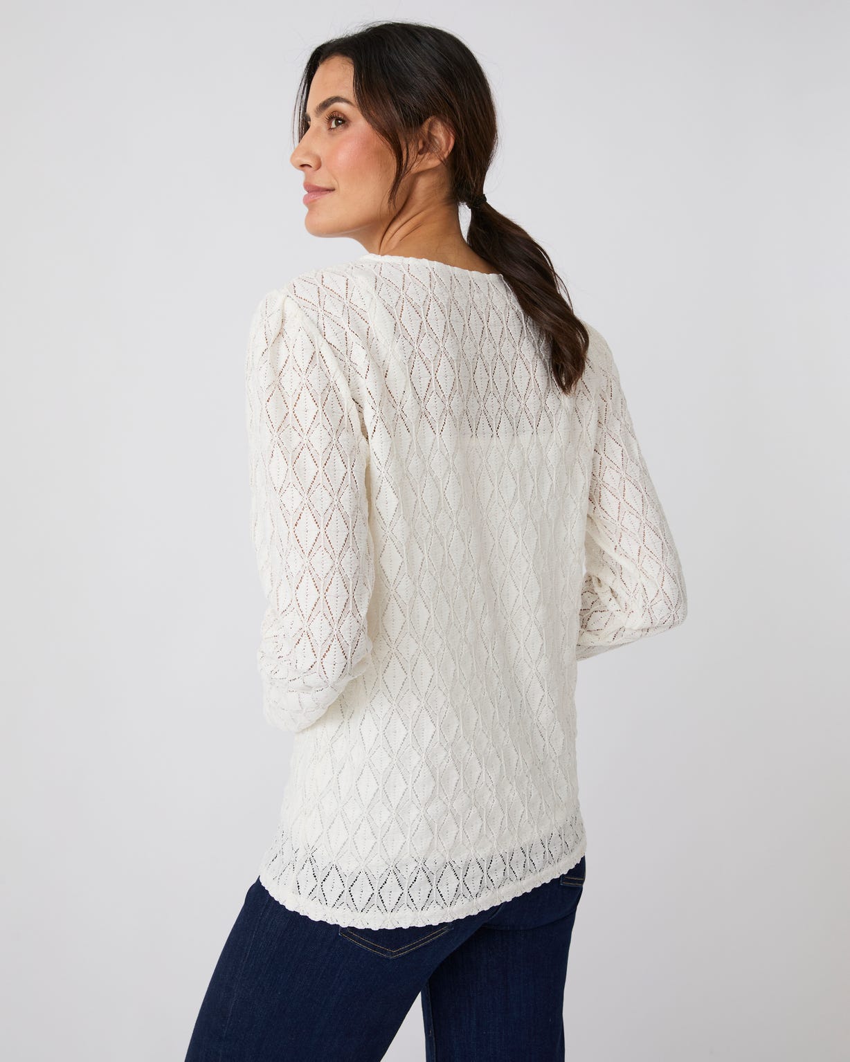T-shirt en maille texturée