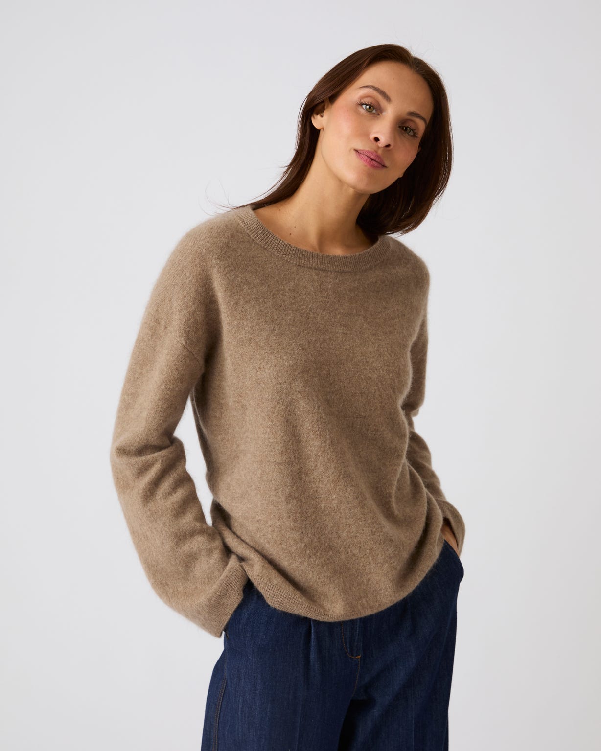 Pull pure laine brossée