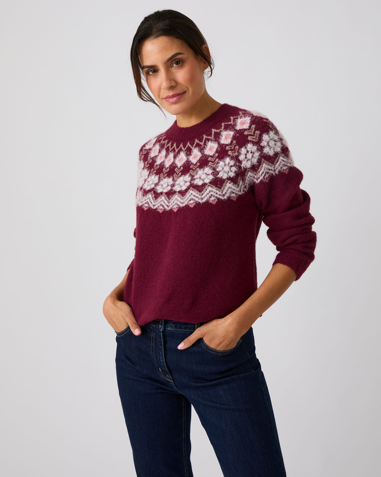 Pull jacquard Thermolactyl