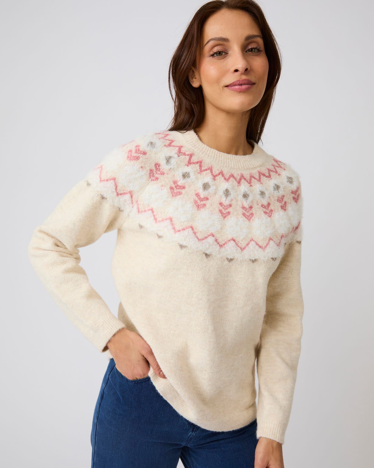 Pull jacquard Thermolactyl