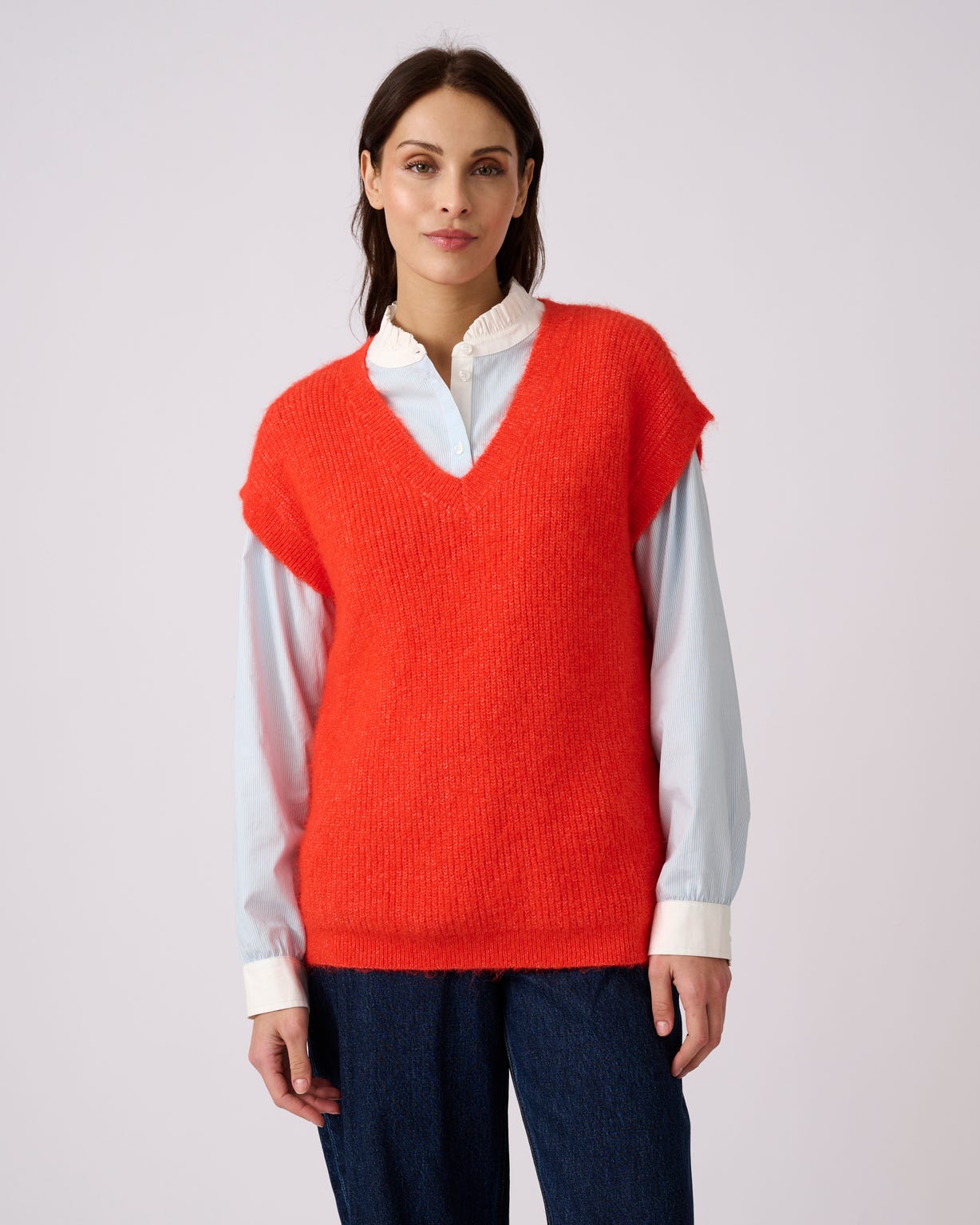 Pull sans manches maille perlée Thermolactyl