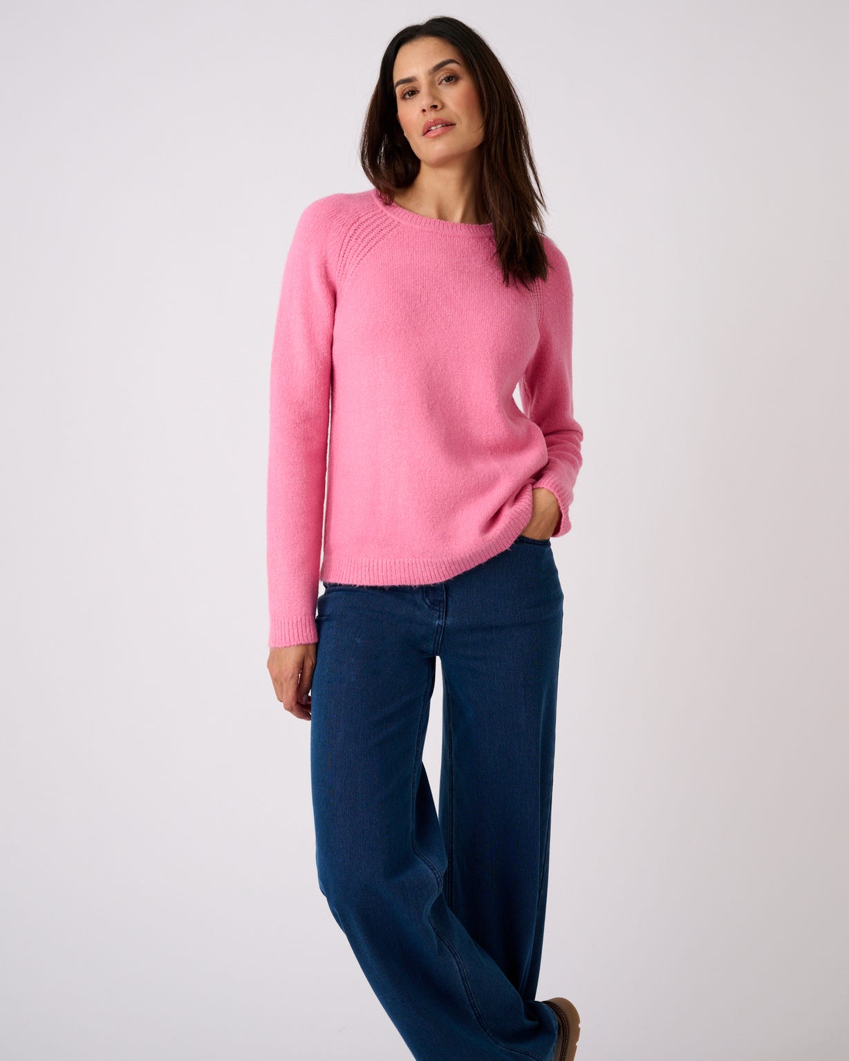 Pull fantaisie côtelée