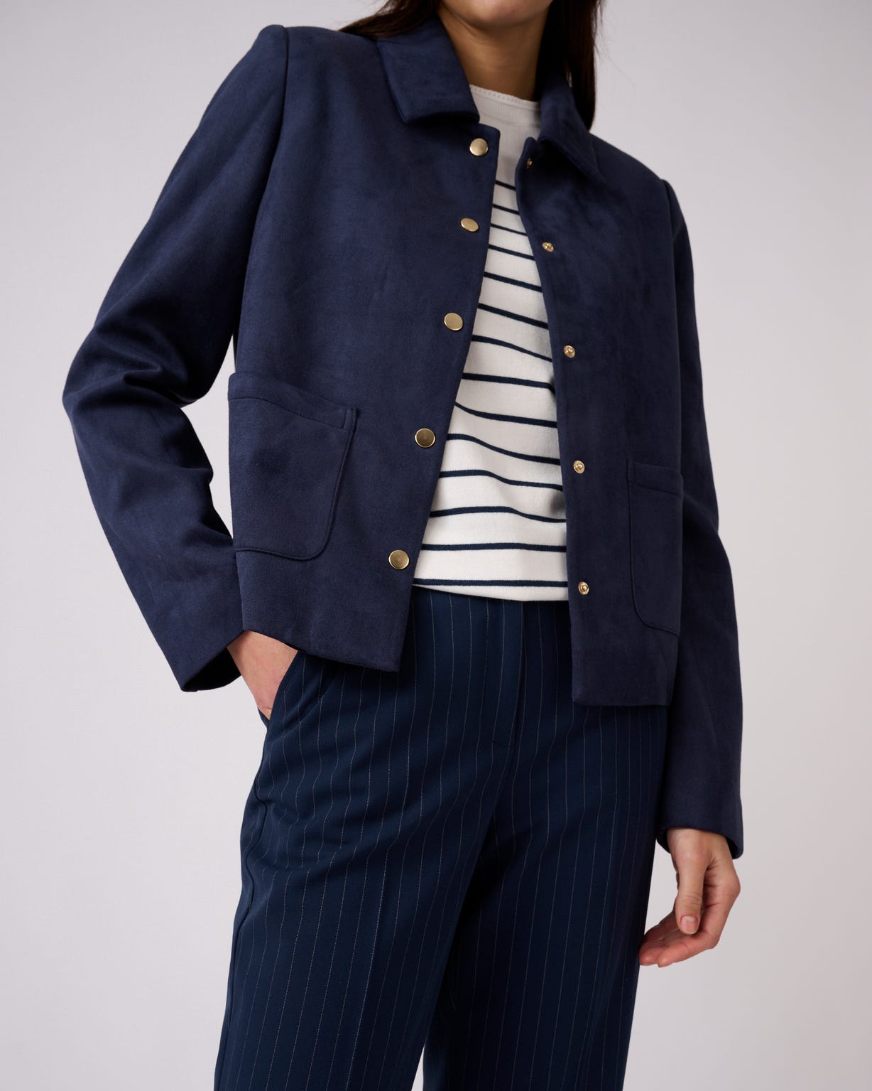 Veste suédine