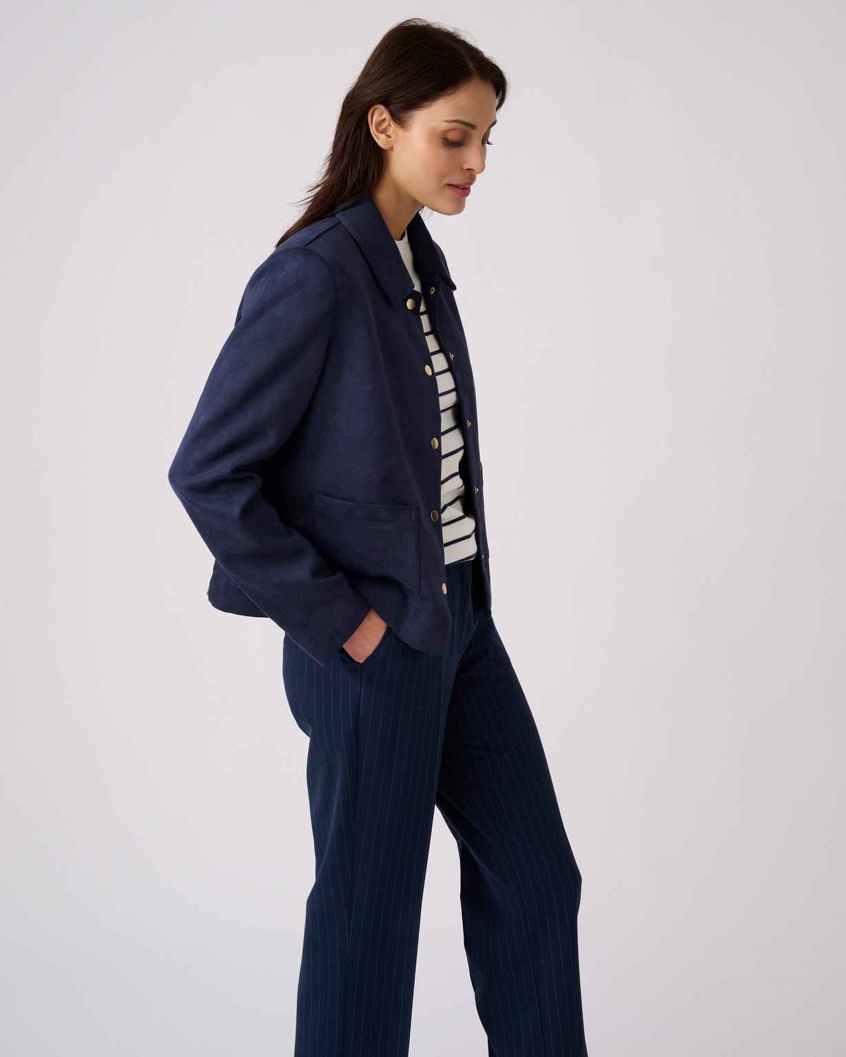 Veste suédine