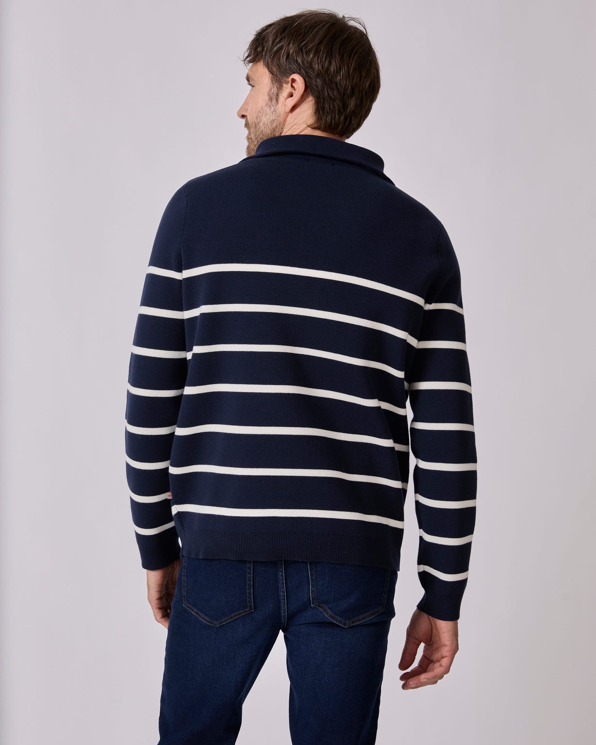 Pull col camionneur zippé