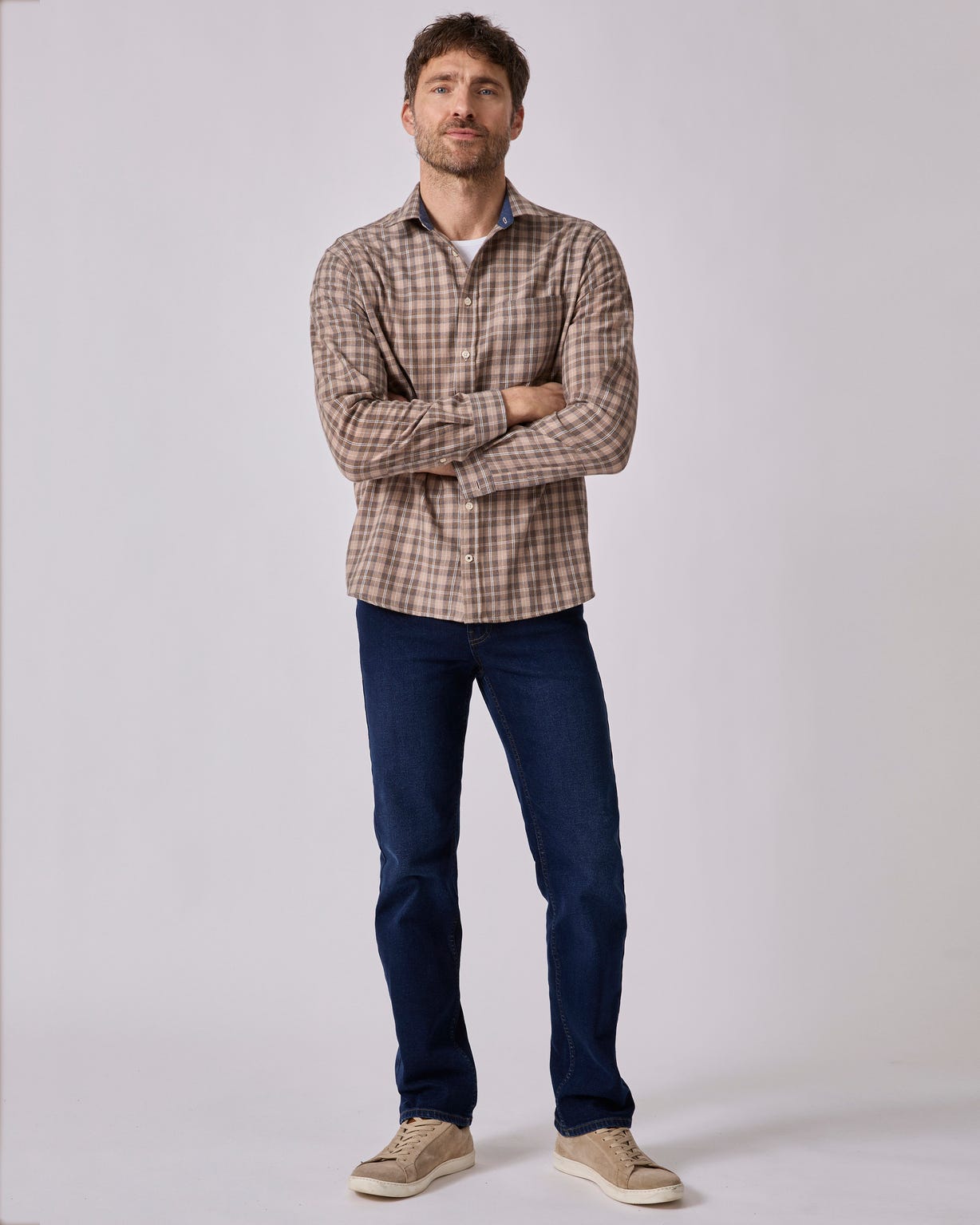 Chemise à carreaux Thermolactyl en flanelle