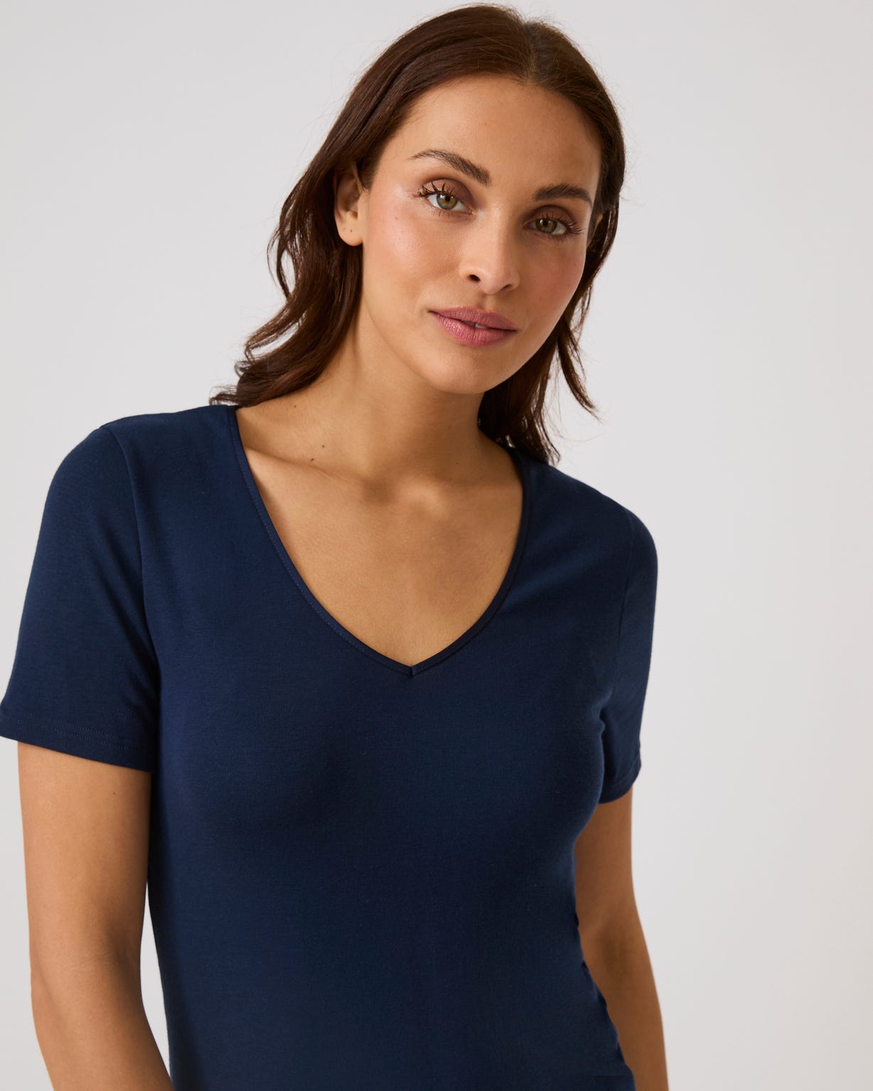 T-shirt Thermolactyl Sensitive manches courtes col V