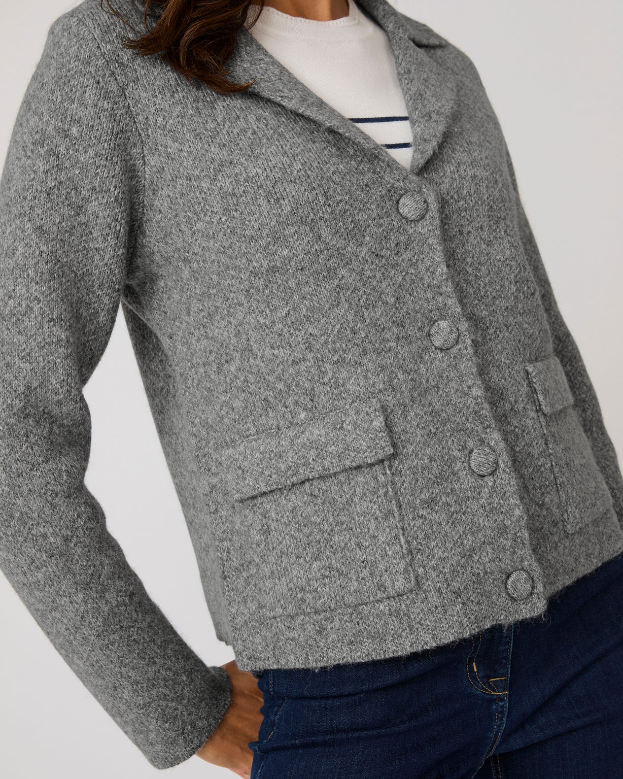Gilet-veste col tailleur