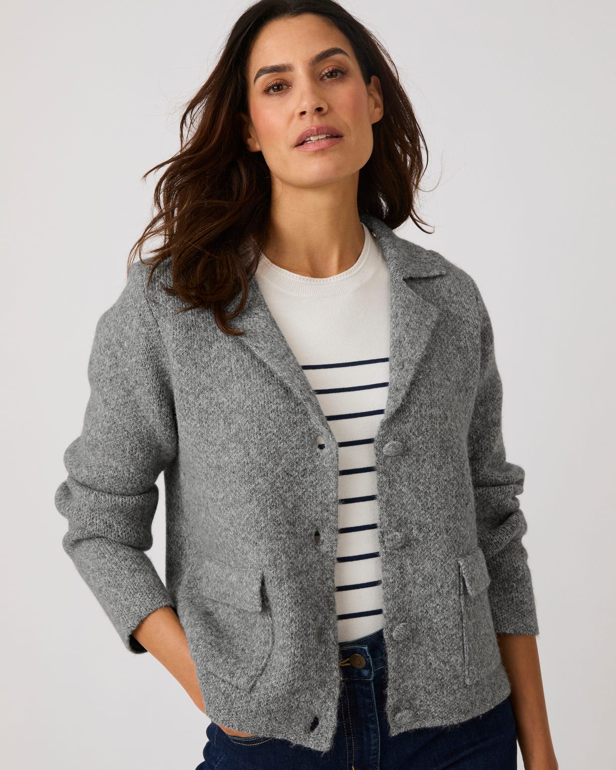 Gilet-veste col tailleur