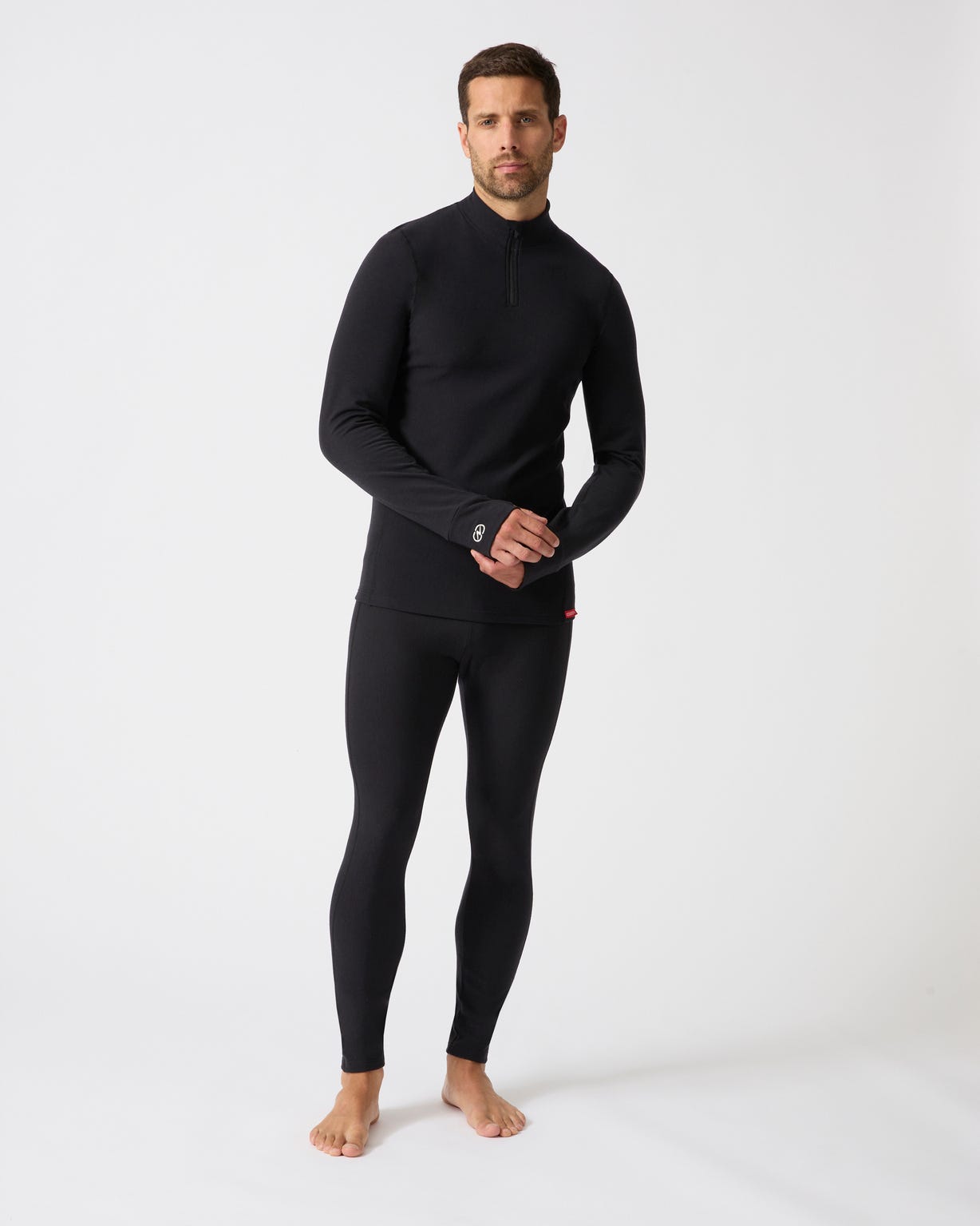 T-shirt Thermolactyl Comfort 4 col montant zippé, homme