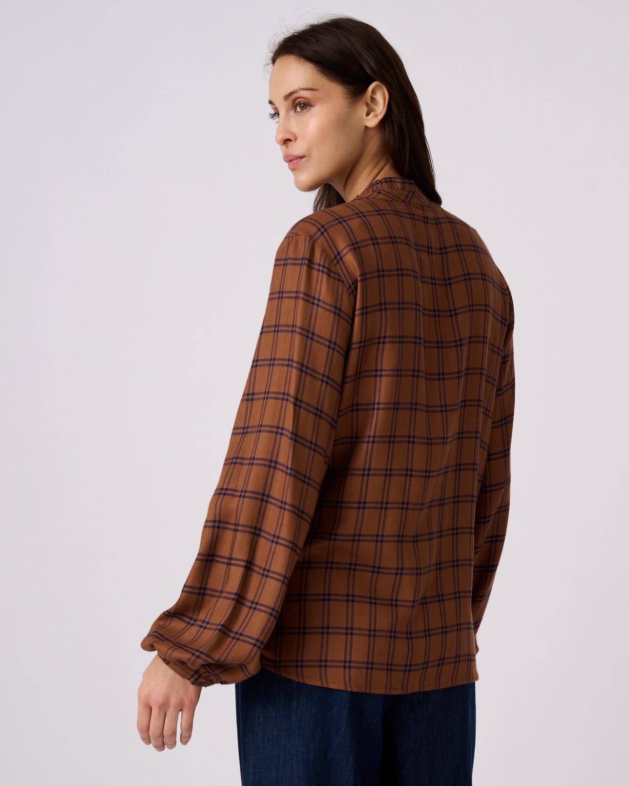 Blouse à carreaux