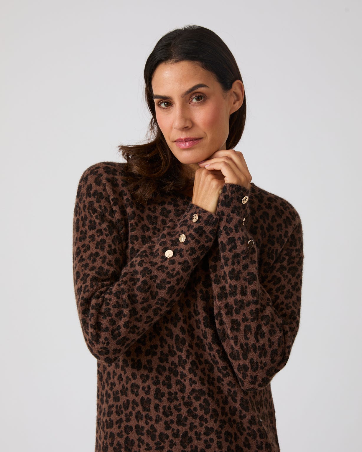 Robe-pull imprimé animalier Thermolactyl