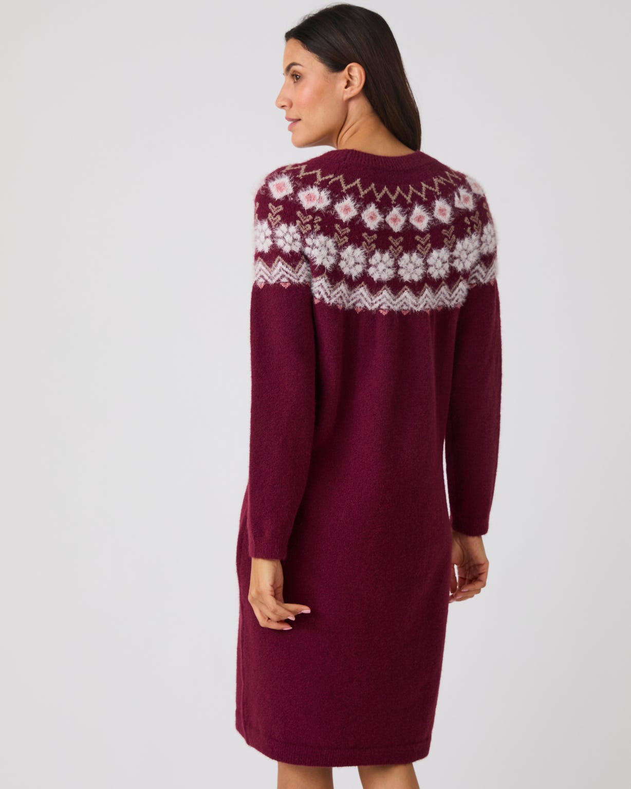 Robe-pull maille jacquard Thermolactyl