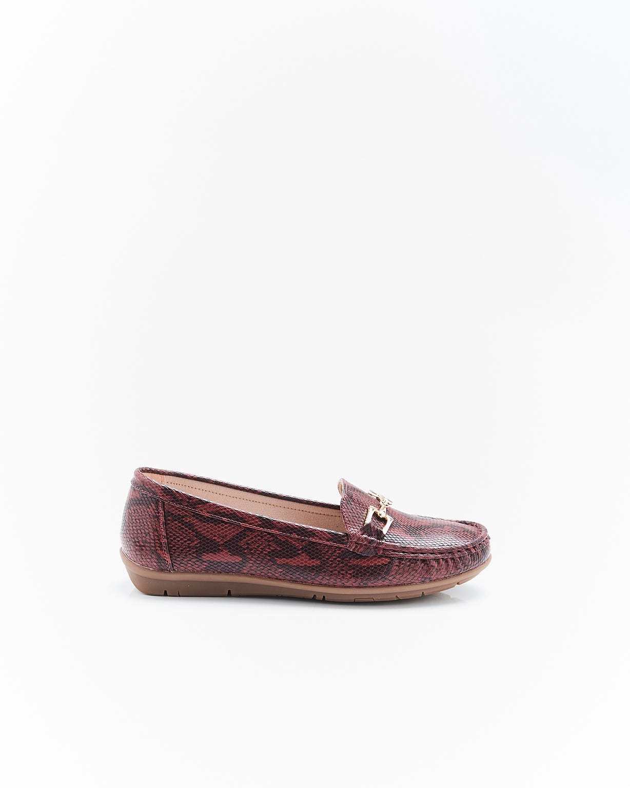 Mocassins motif animalier
