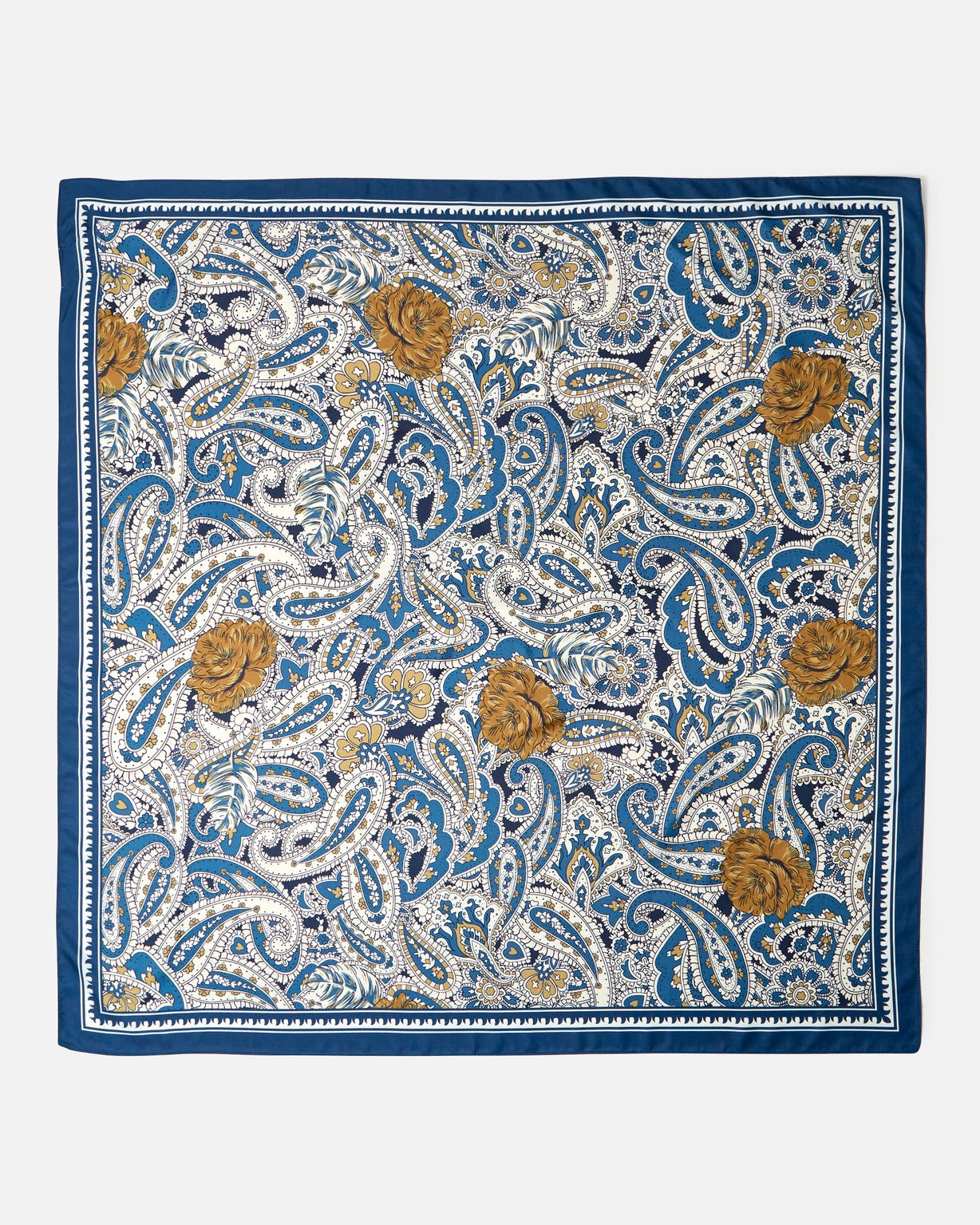 Foulard réversible imprimé cachemire