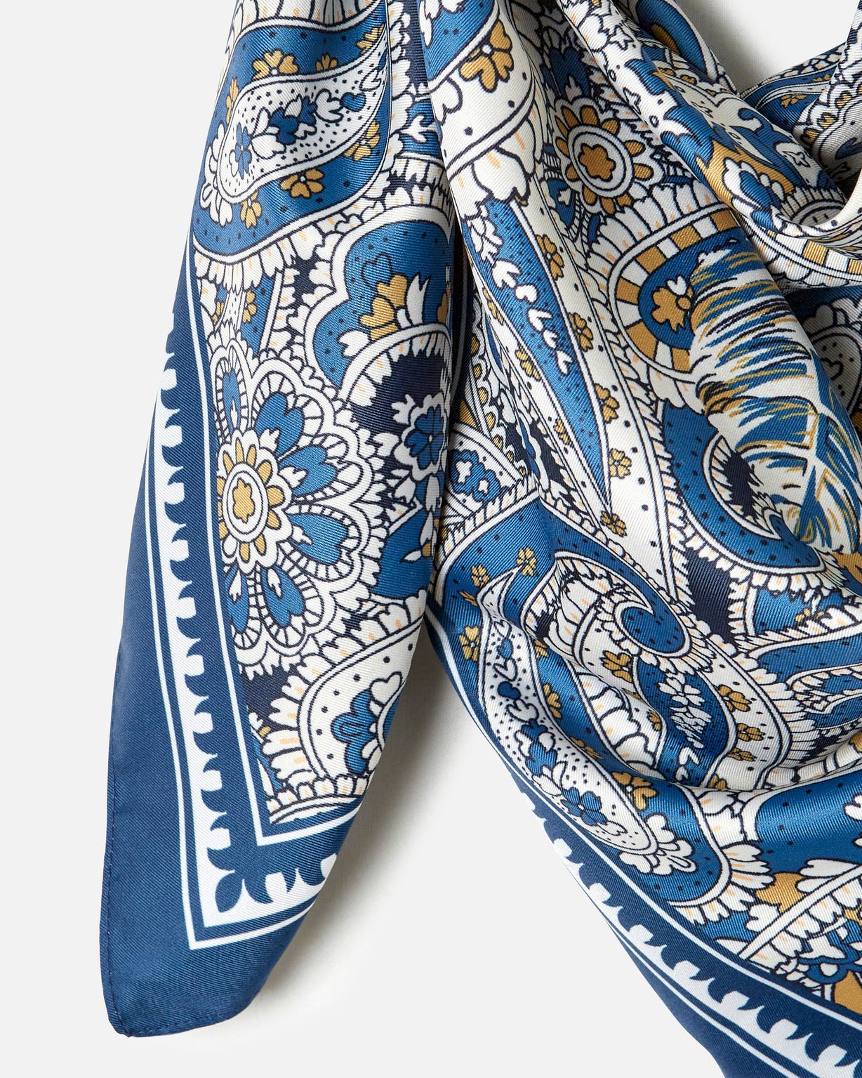 Foulard réversible imprimé cachemire