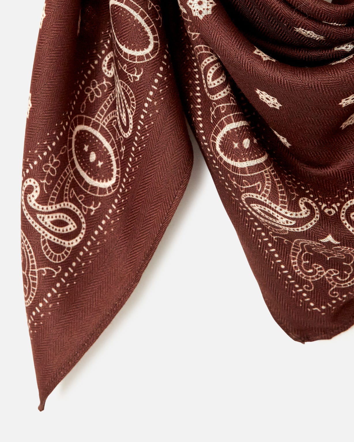 Foulard imprimé graphique