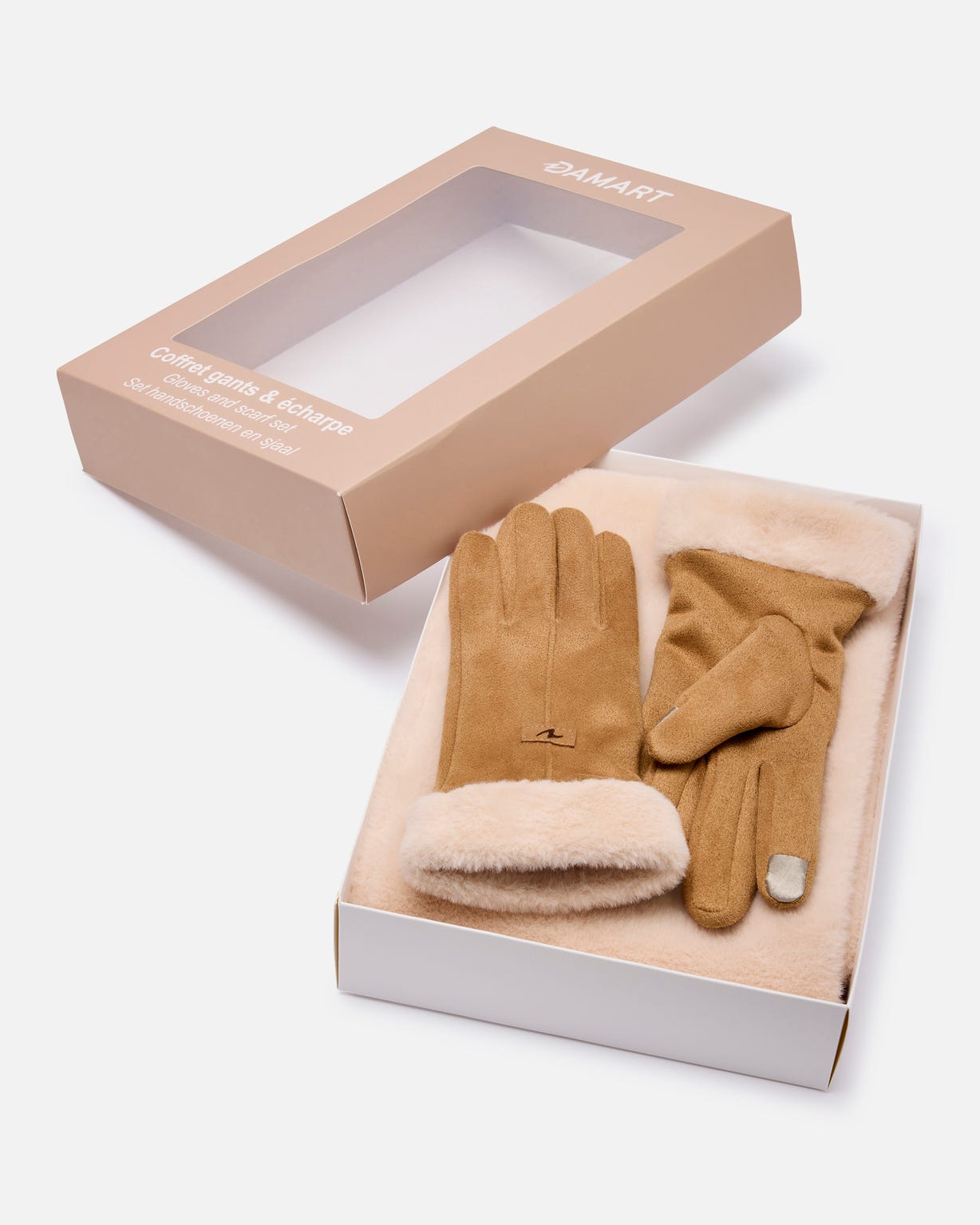 Coffret de Noël gants + écharpe