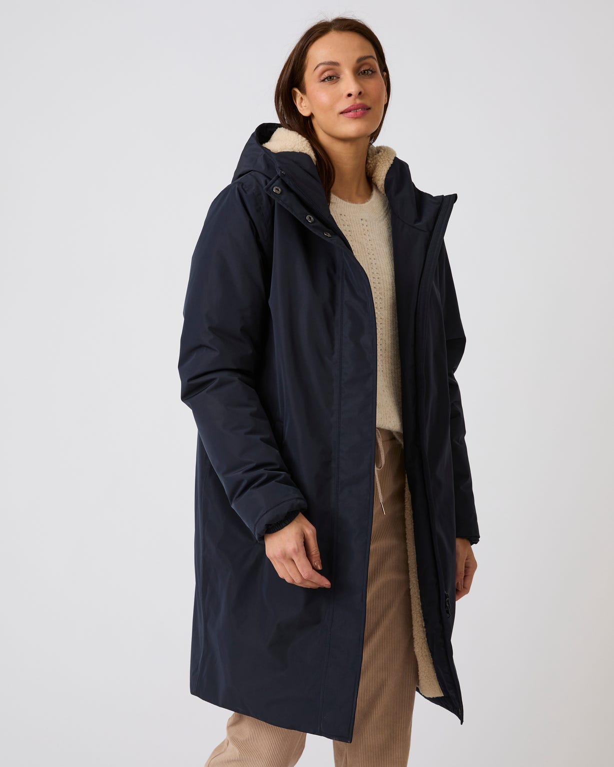 Parka Thermolactyl RainProtect by Damart, doublée maille sherpa